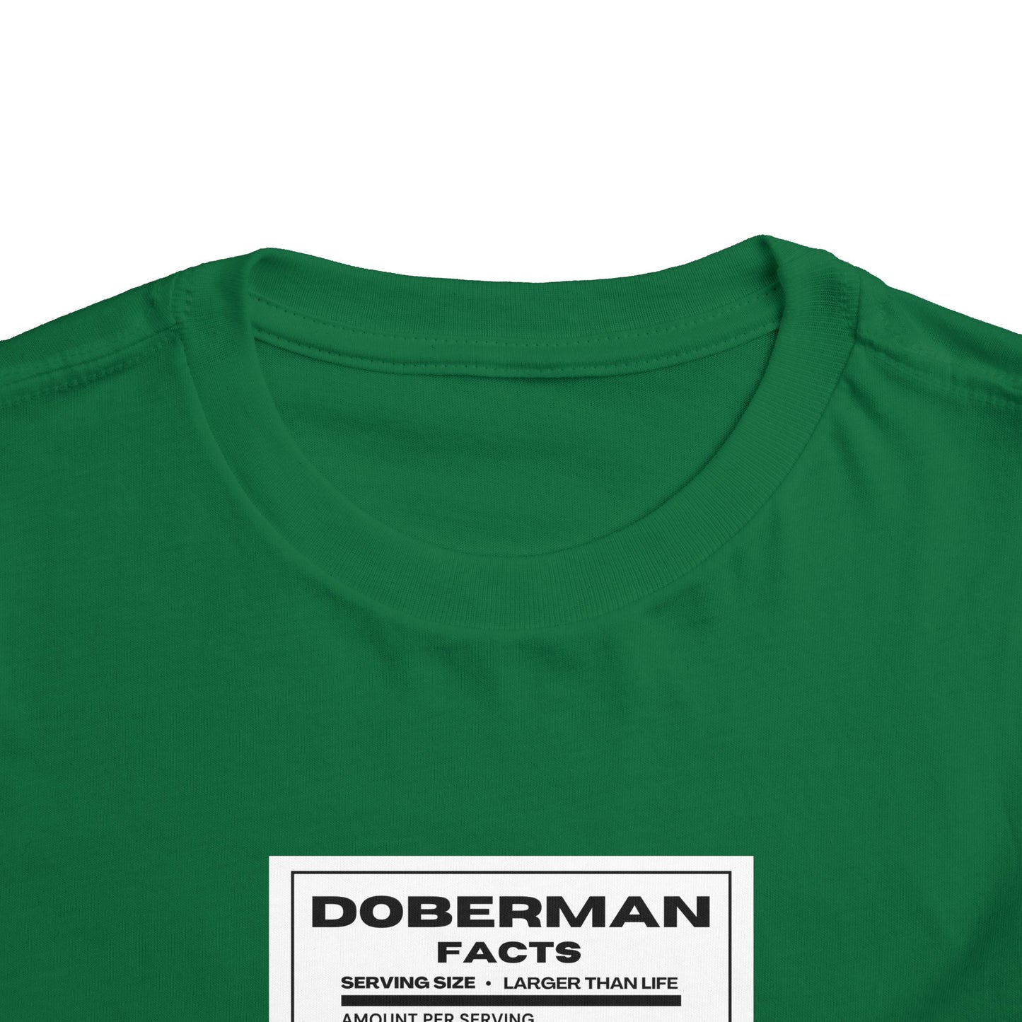 Doberman Facts 1 Toddler Short Sleeve Tee