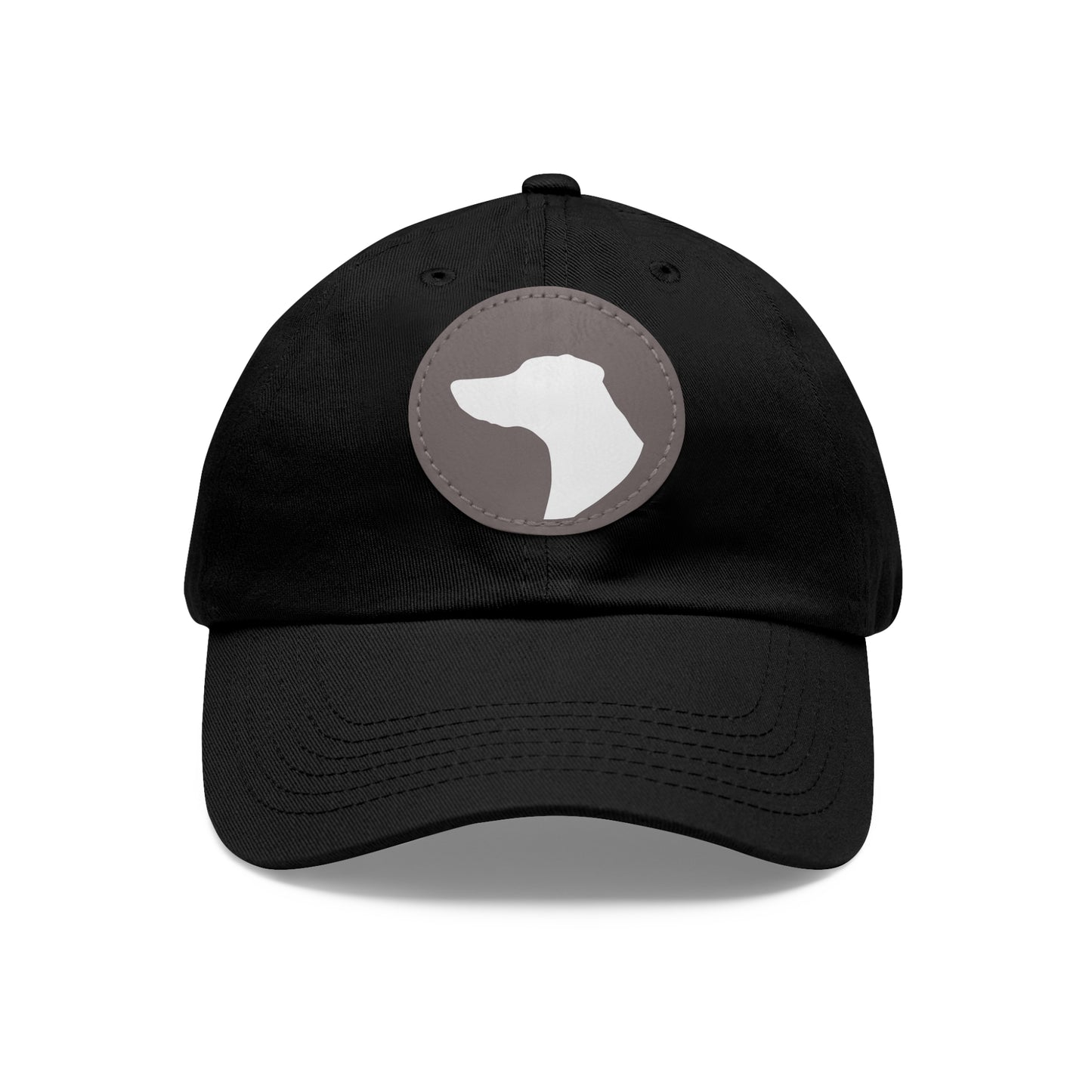 N 1 Dad Hat with Leather Patch (Round)