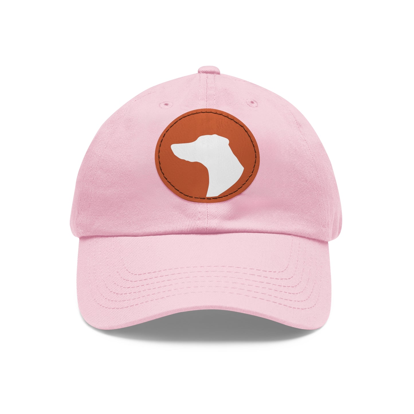 N 1 Dad Hat with Leather Patch (Round)