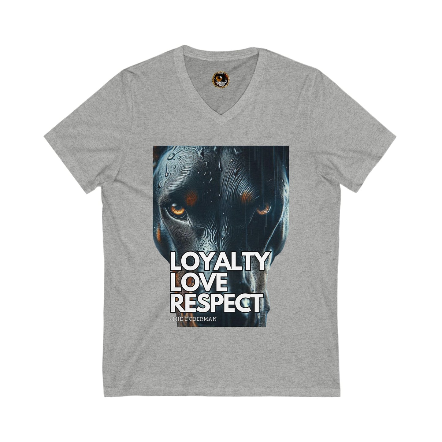 DTT 6 Private Label Unisex Jersey Short Sleeve V-Neck Tee