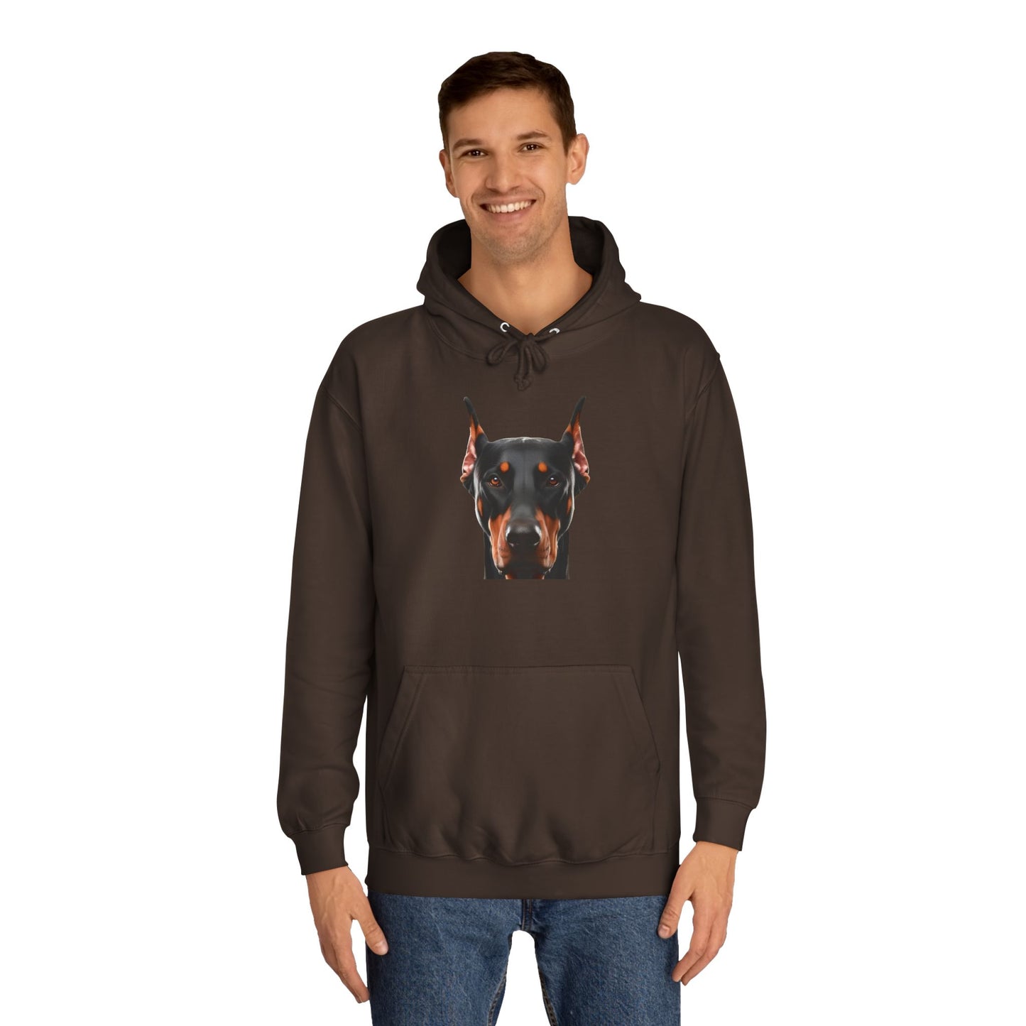 Doberman 1 Unisex College Hoodie