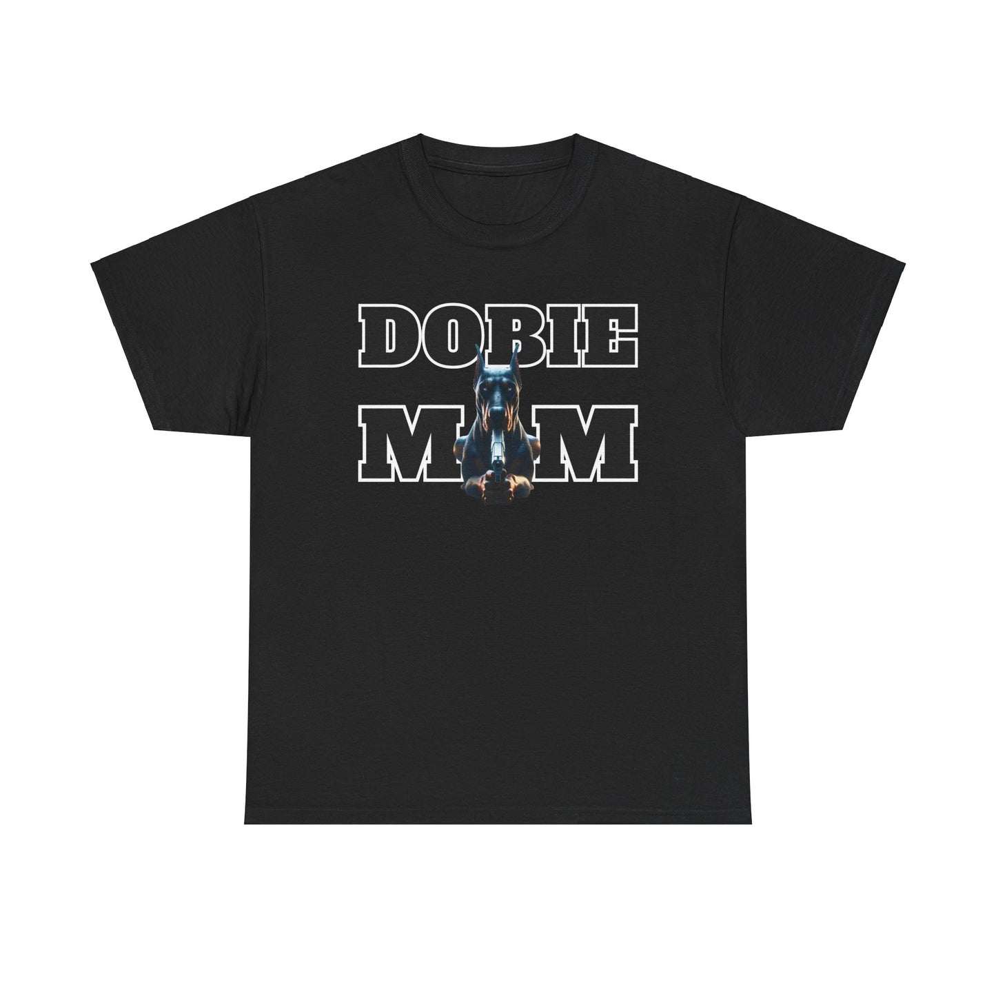 Dobie Mom 06 2025 Unisex Heavy Cotton Tee