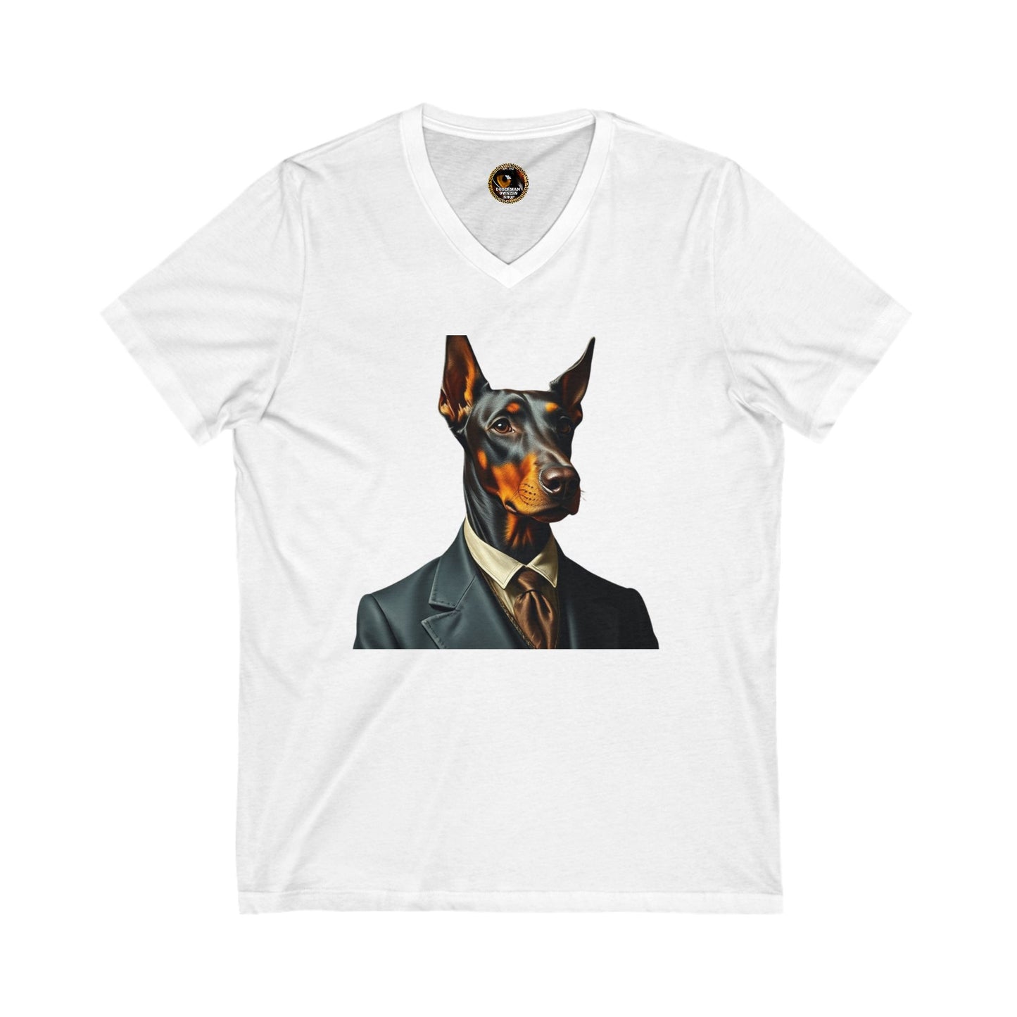 DTT 8 Private Label Unisex Jersey Short Sleeve V-Neck Tee