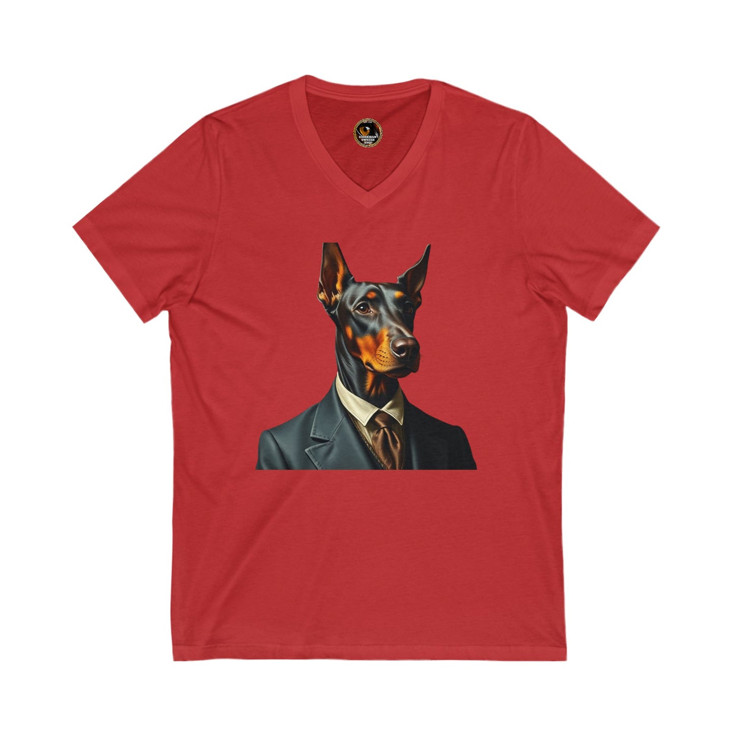 DTT 8 Private Label Unisex Jersey Short Sleeve V-Neck Tee