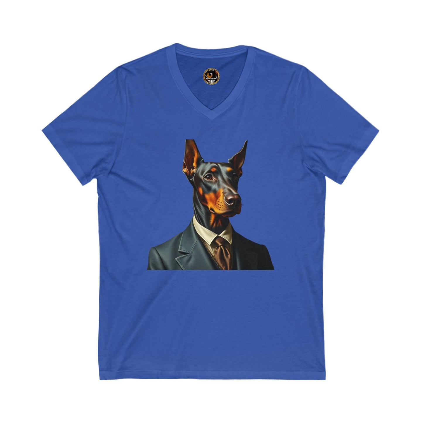 DTT 8 Private Label Unisex Jersey Short Sleeve V-Neck Tee