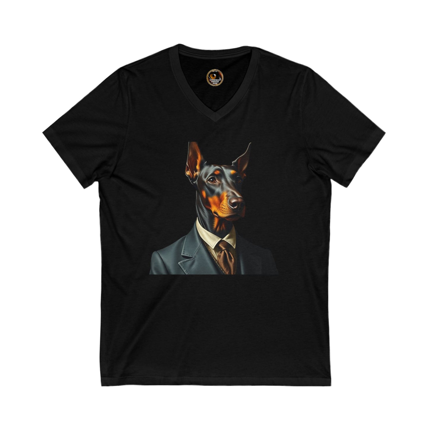 DTT 8 Private Label Unisex Jersey Short Sleeve V-Neck Tee