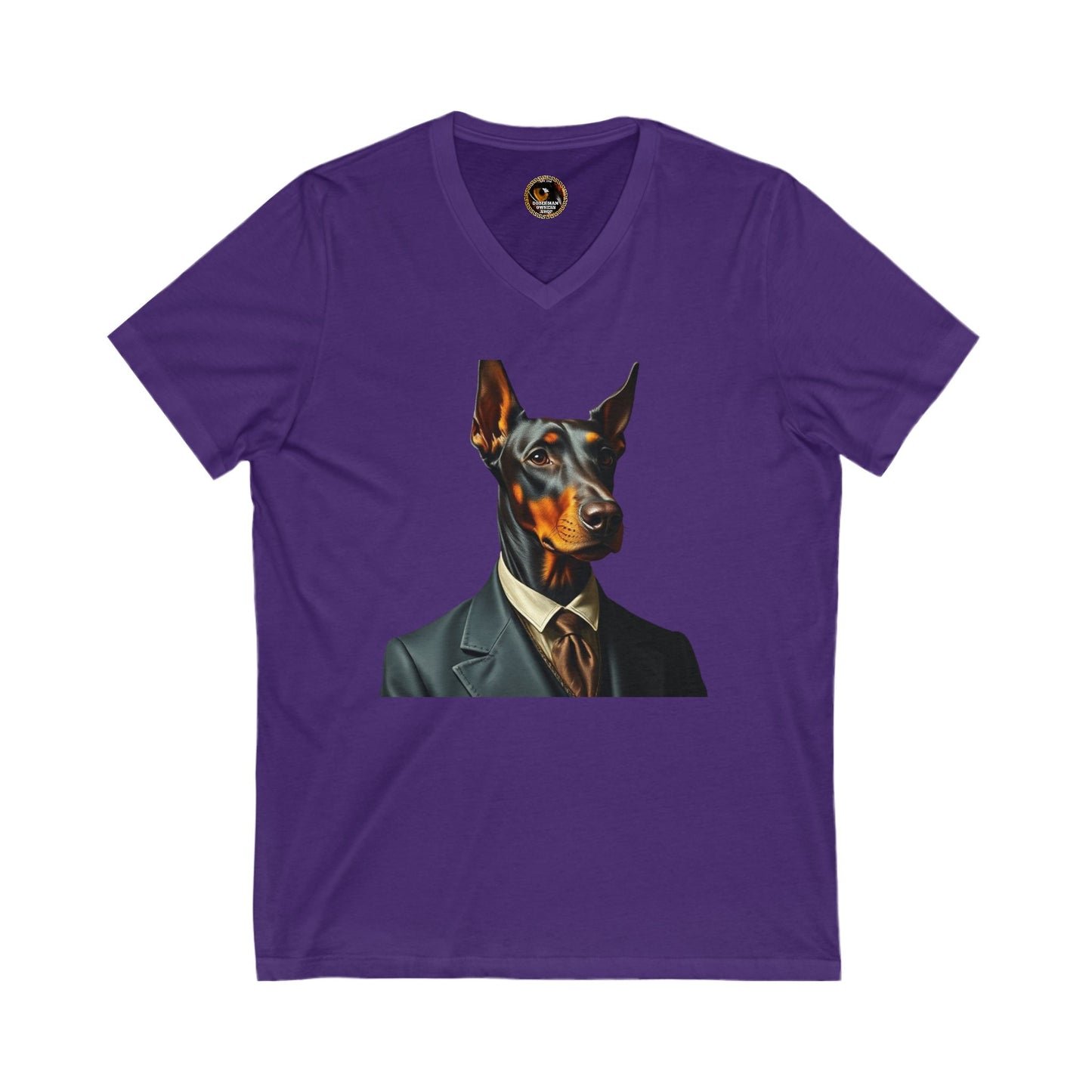 DTT 8 Private Label Unisex Jersey Short Sleeve V-Neck Tee