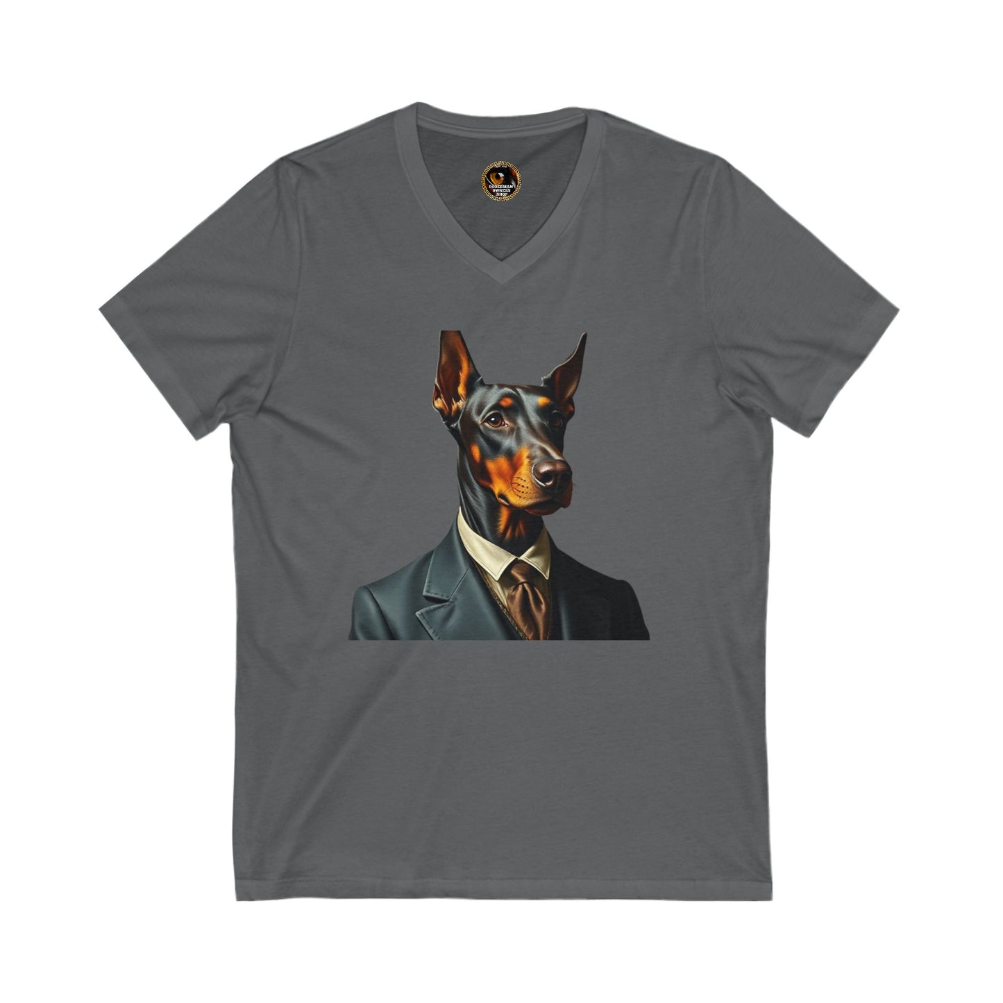 DTT 8 Private Label Unisex Jersey Short Sleeve V-Neck Tee