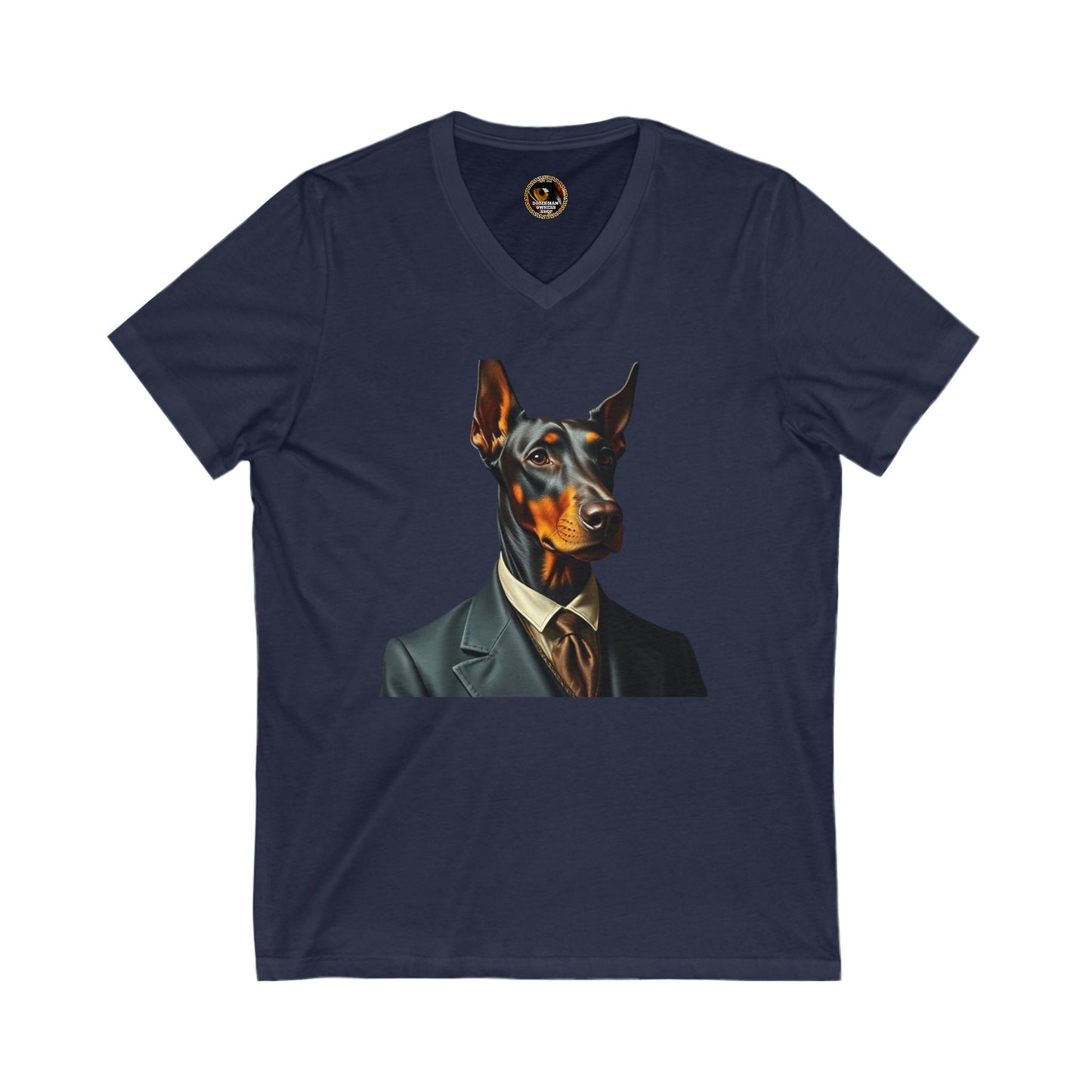 DTT 8 Private Label Unisex Jersey Short Sleeve V-Neck Tee