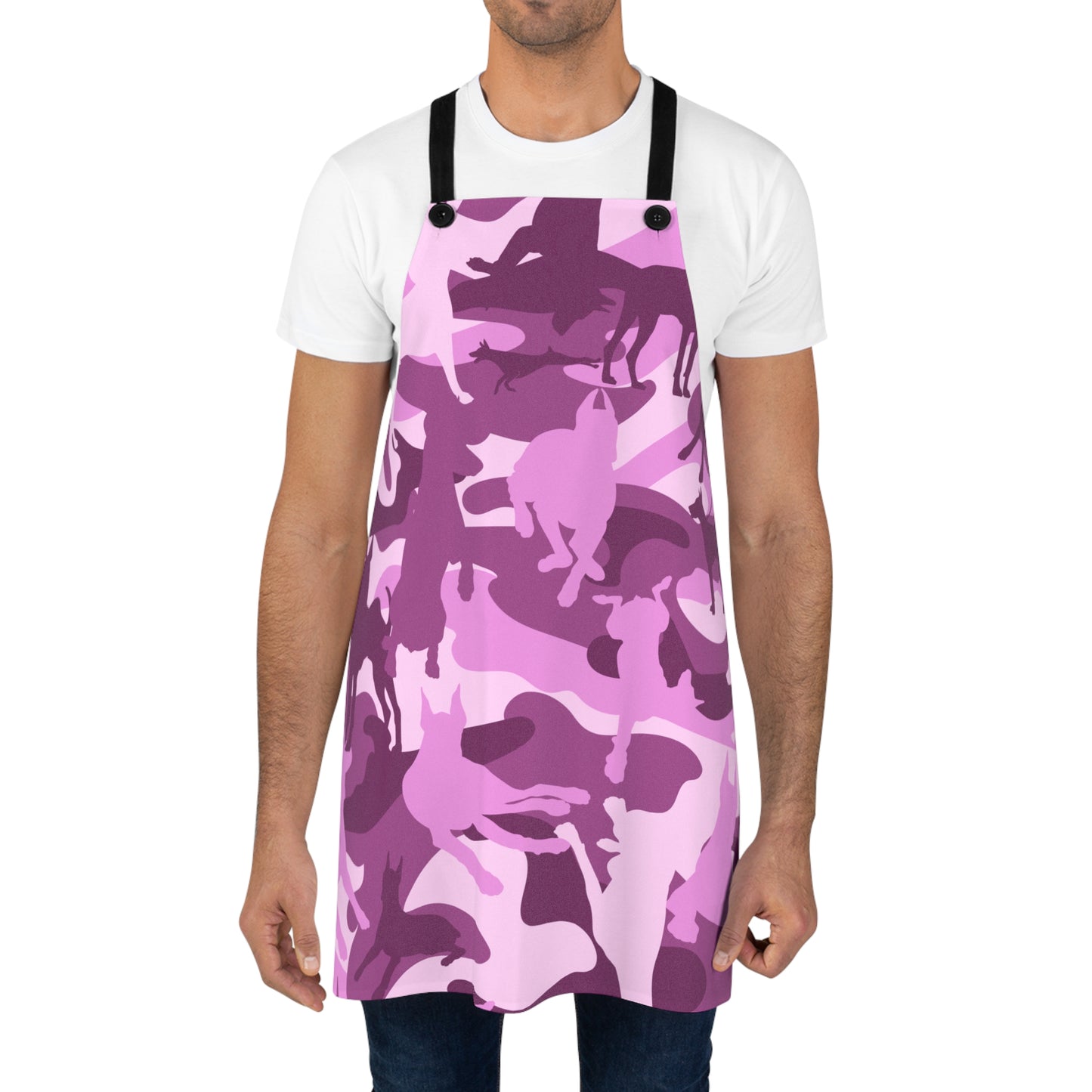 Doberman Camo Pattern 4 Apron (AOP)