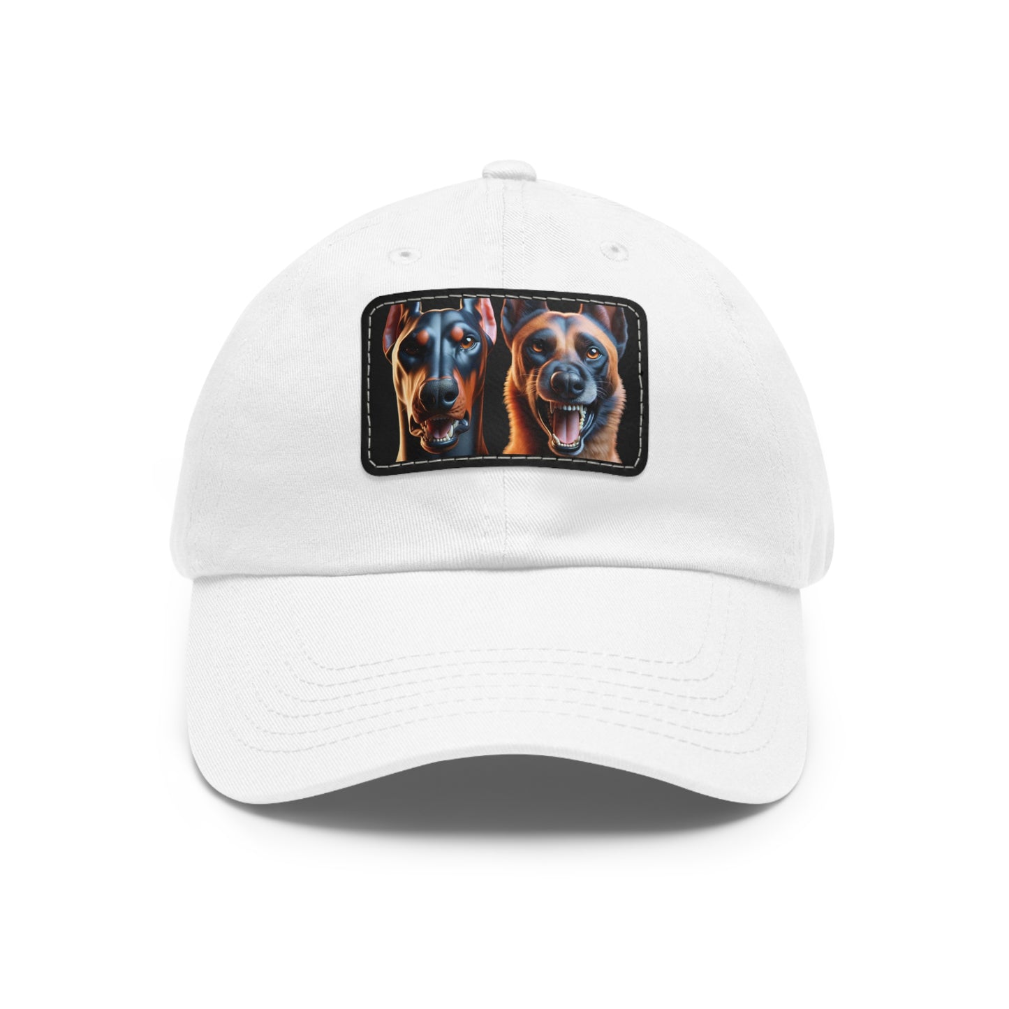 FA & FO 1 Dad Hat with Leather Patch (Rectangle)