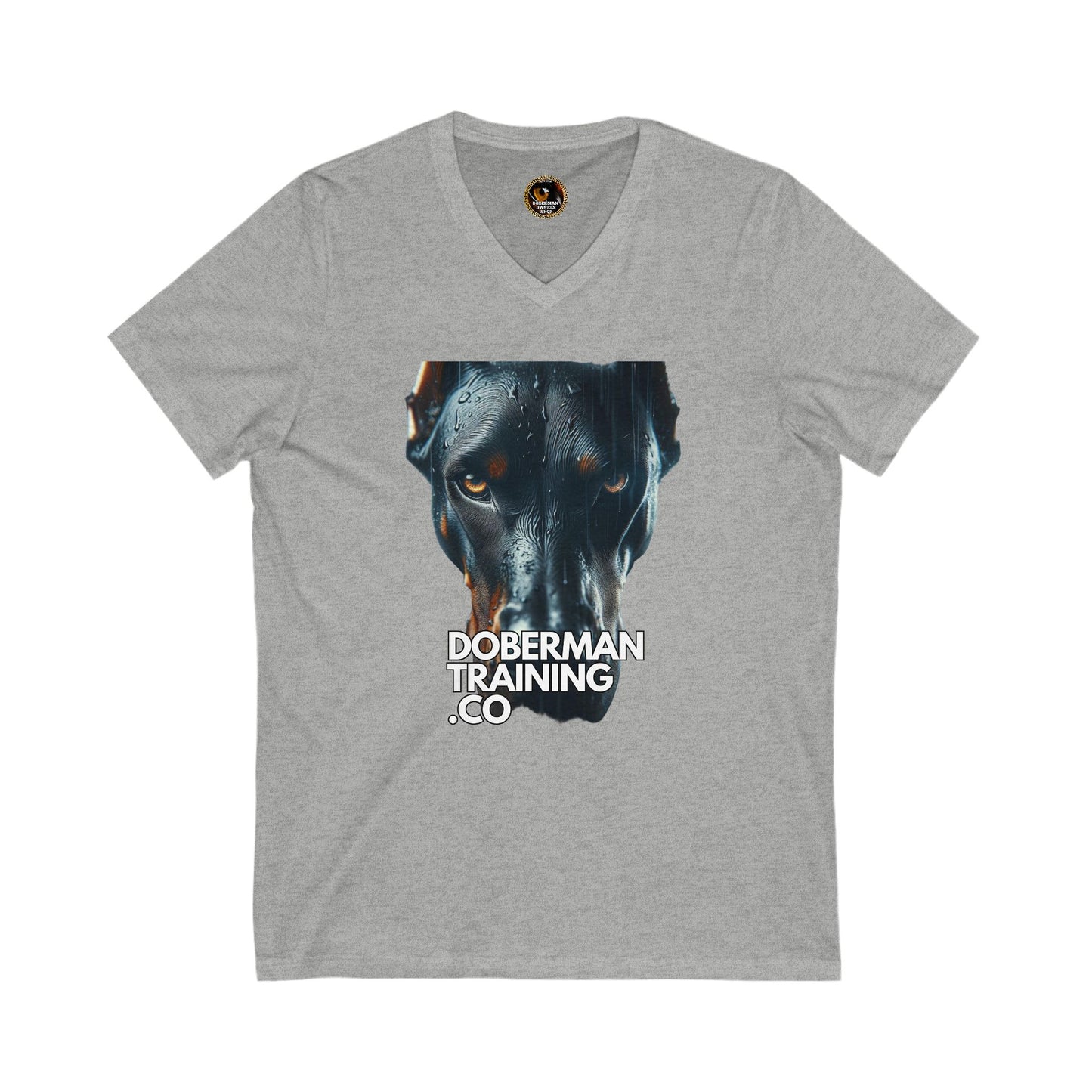DTT 1 Private Label Unisex Jersey Short Sleeve V-Neck Tee