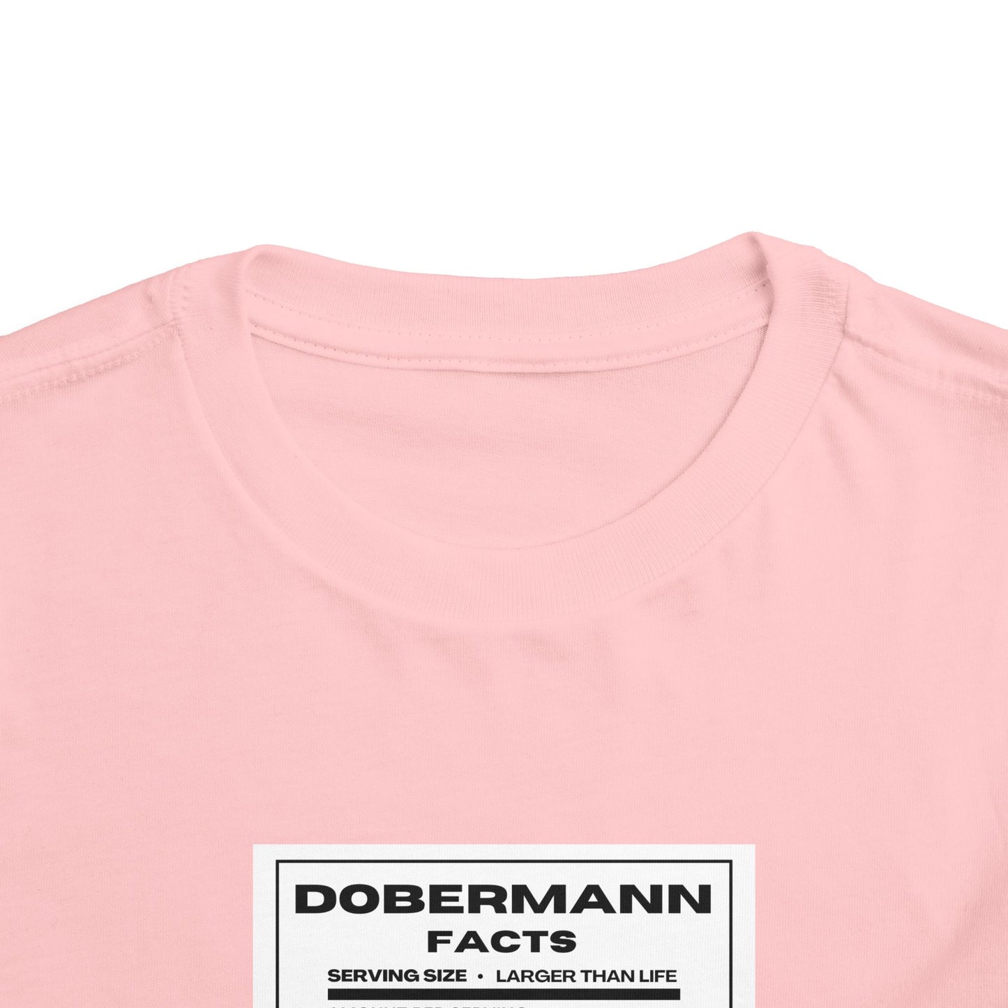 Dobermann Facts 1 Toddler Short Sleeve Tee