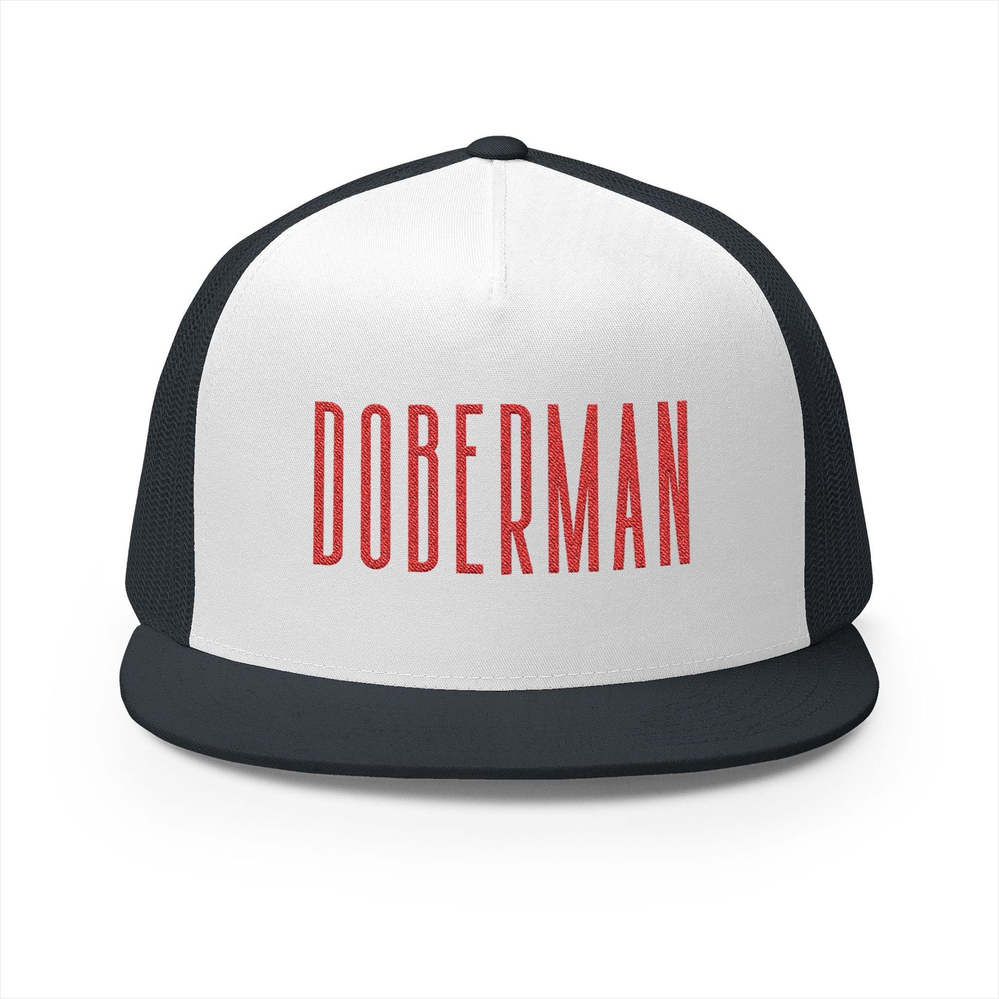 Doberman 3 Panel Trucker Cap