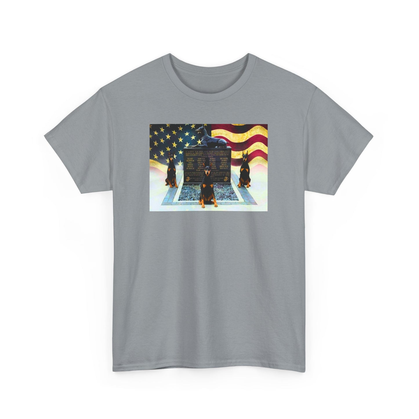 Doberman Memorial 1 2025 Unisex Heavy Cotton Tee