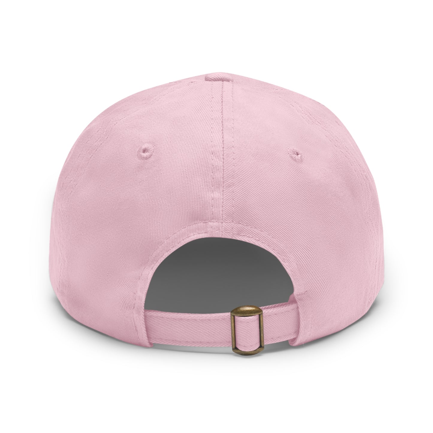 USA 1 Dad Hat with Leather Patch (Rectangle)
