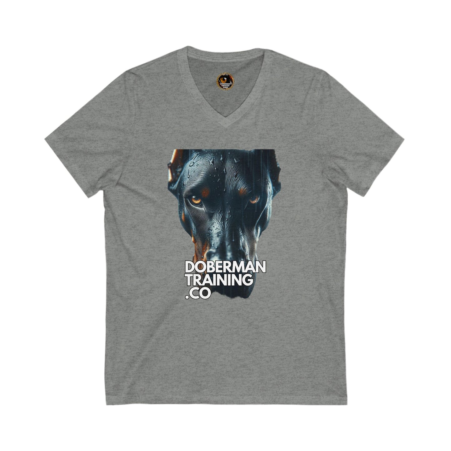 DTT 1 Private Label Unisex Jersey Short Sleeve V-Neck Tee