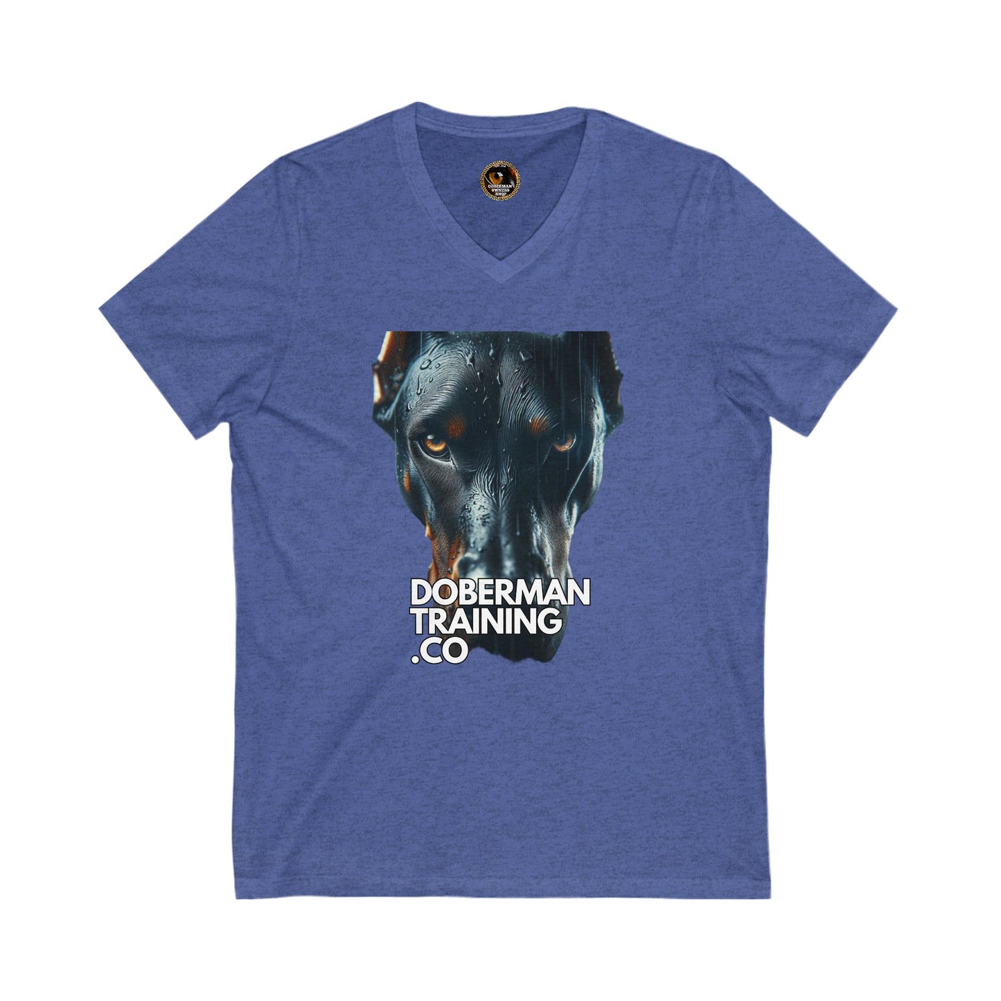 DTT 1 Private Label Unisex Jersey Short Sleeve V-Neck Tee