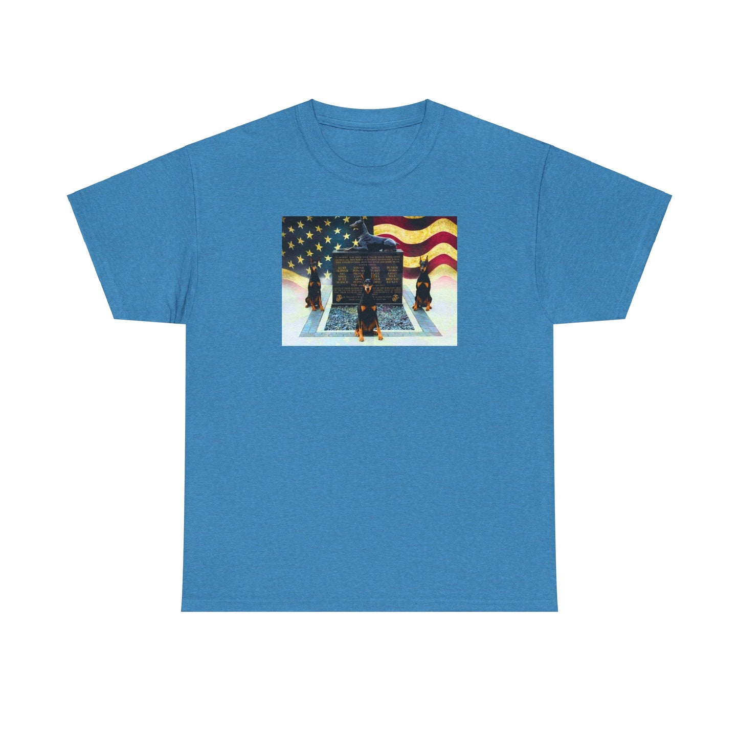 Doberman Memorial 1 2025 Unisex Heavy Cotton Tee