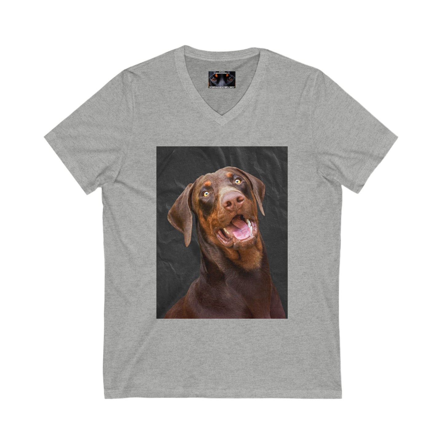 The Eyes Private Label Unisex Jersey Short Sleeve V-Neck Tee