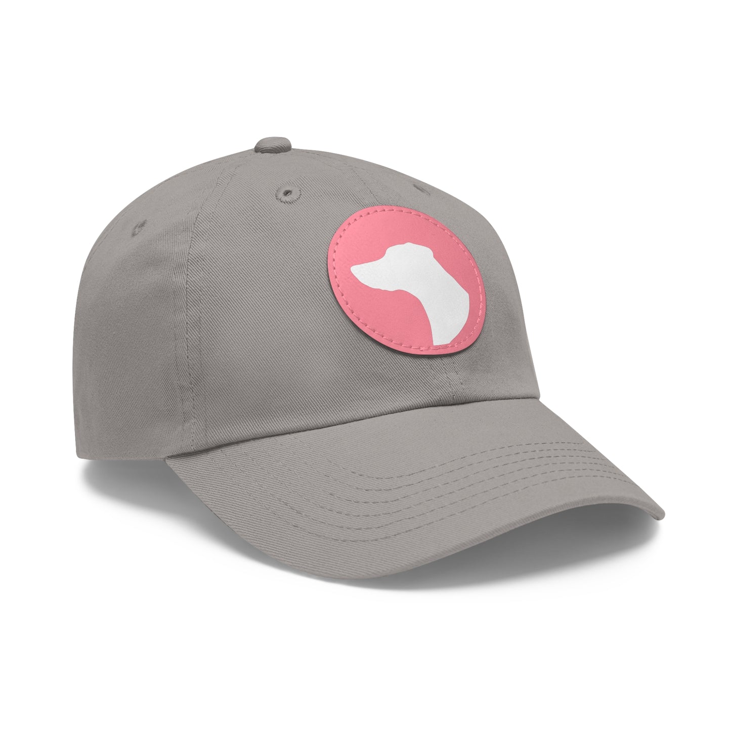 N 1 Dad Hat with Leather Patch (Round)