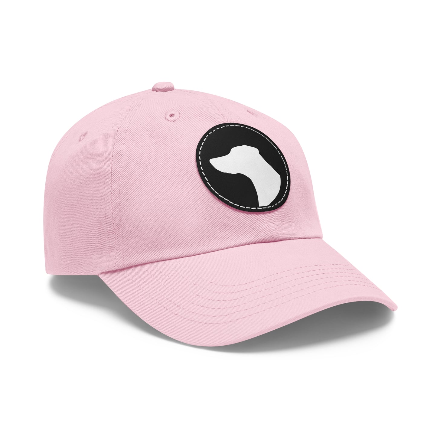 N 1 Dad Hat with Leather Patch (Round)