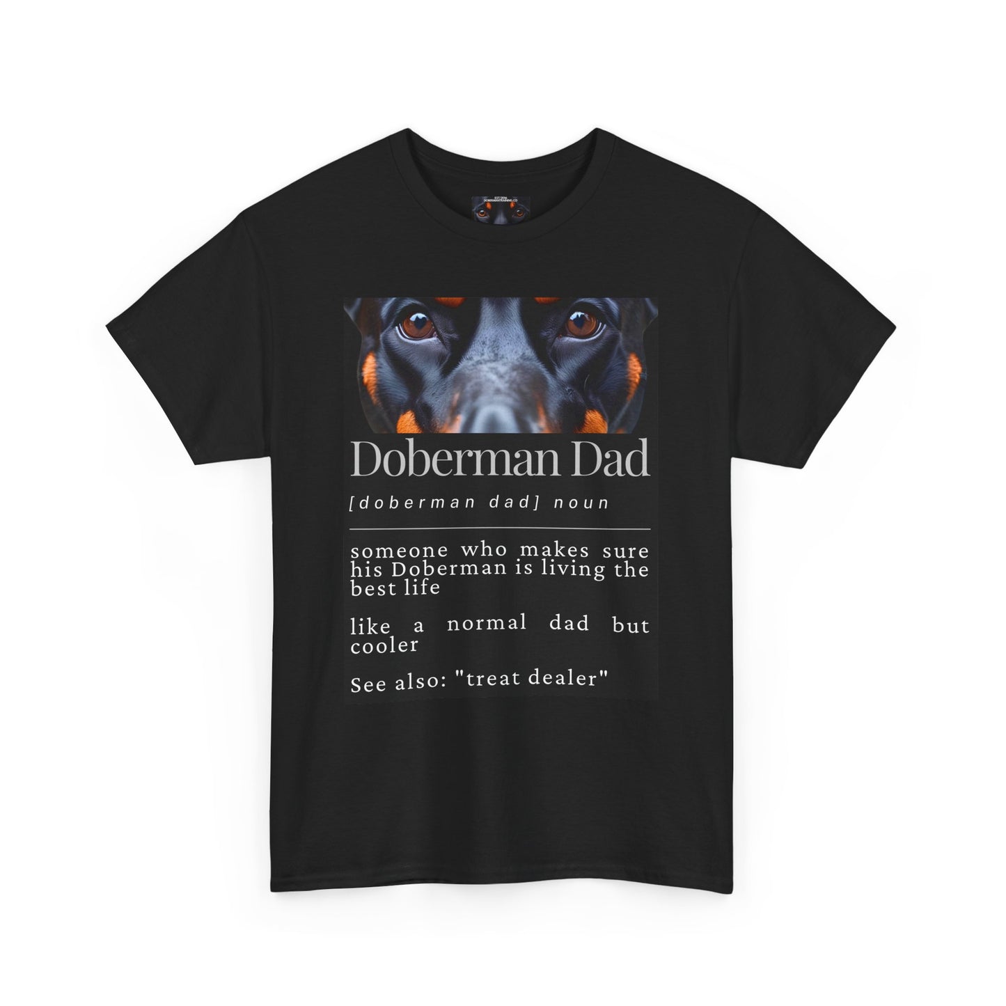 Doberman Dad S1 Private Lable Unisex Heavy Cotton Tee