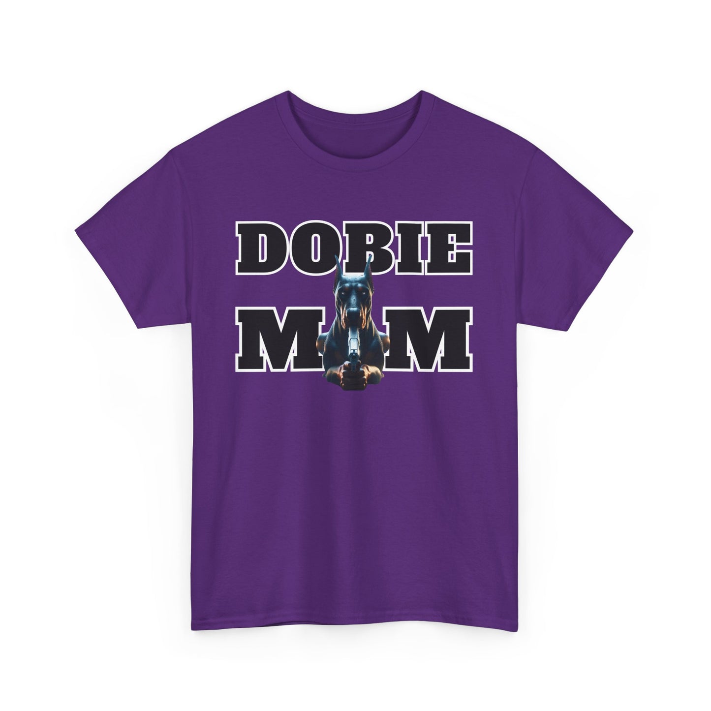 Dobie Mom 06 2025 Unisex Heavy Cotton Tee