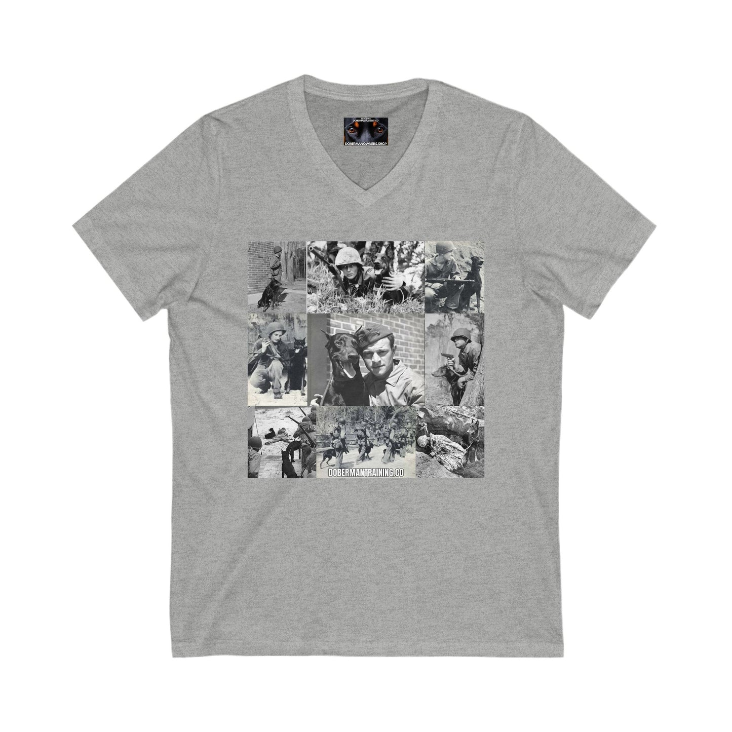 Group 2 Private Label Unisex Jersey Short Sleeve V-Neck Tee