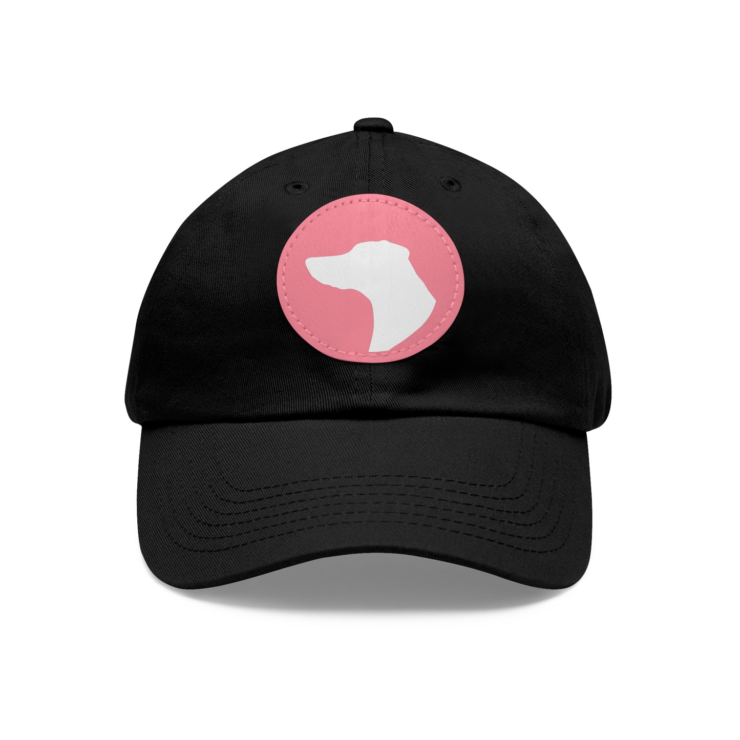 N 1 Dad Hat with Leather Patch (Round)