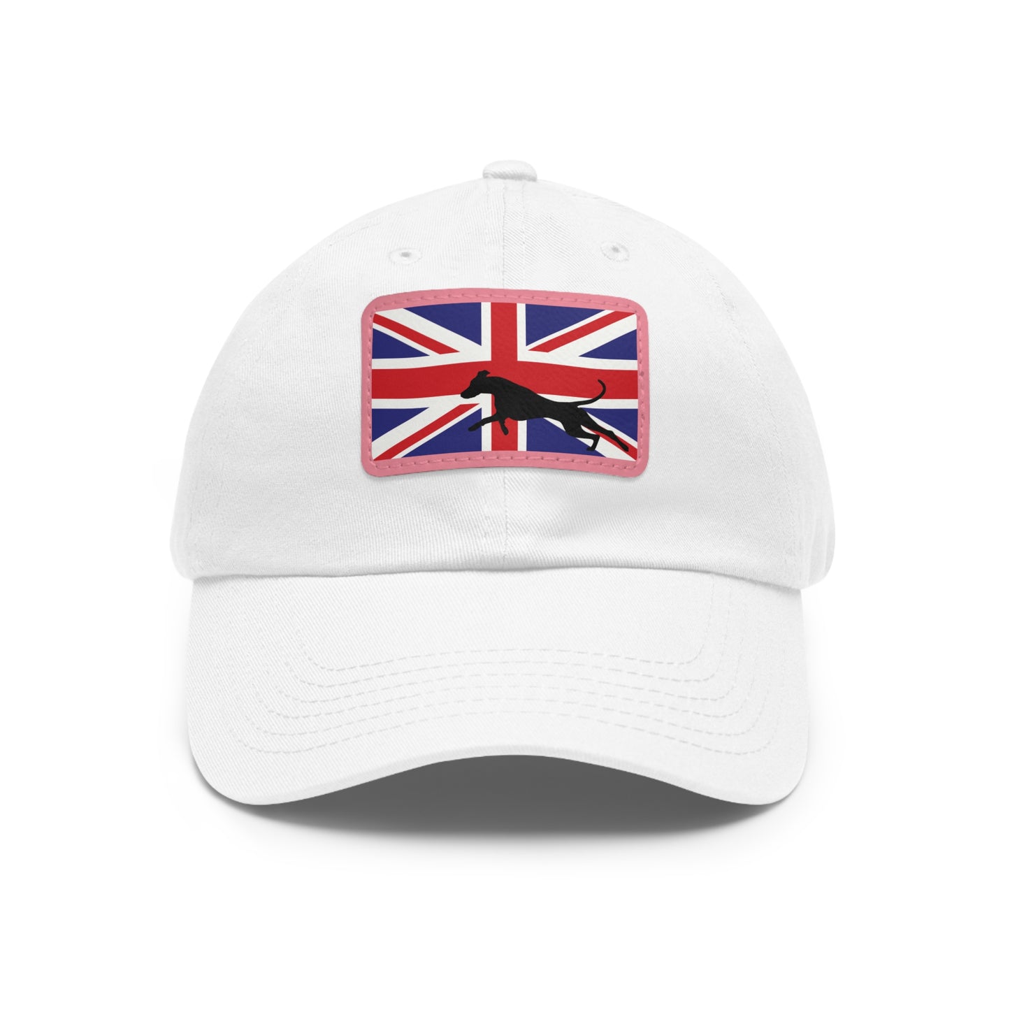 Doberman UK Protect 2 Dad Hat with Leather Patch (Rectangle)