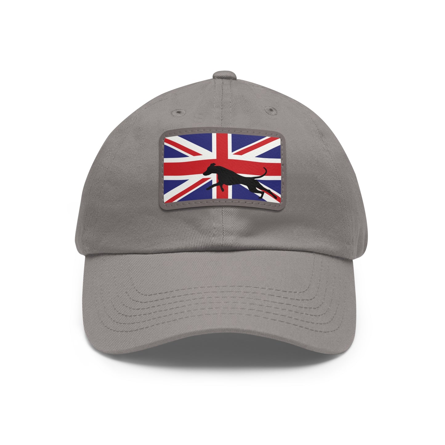 Doberman UK Protect 2 Dad Hat with Leather Patch (Rectangle)