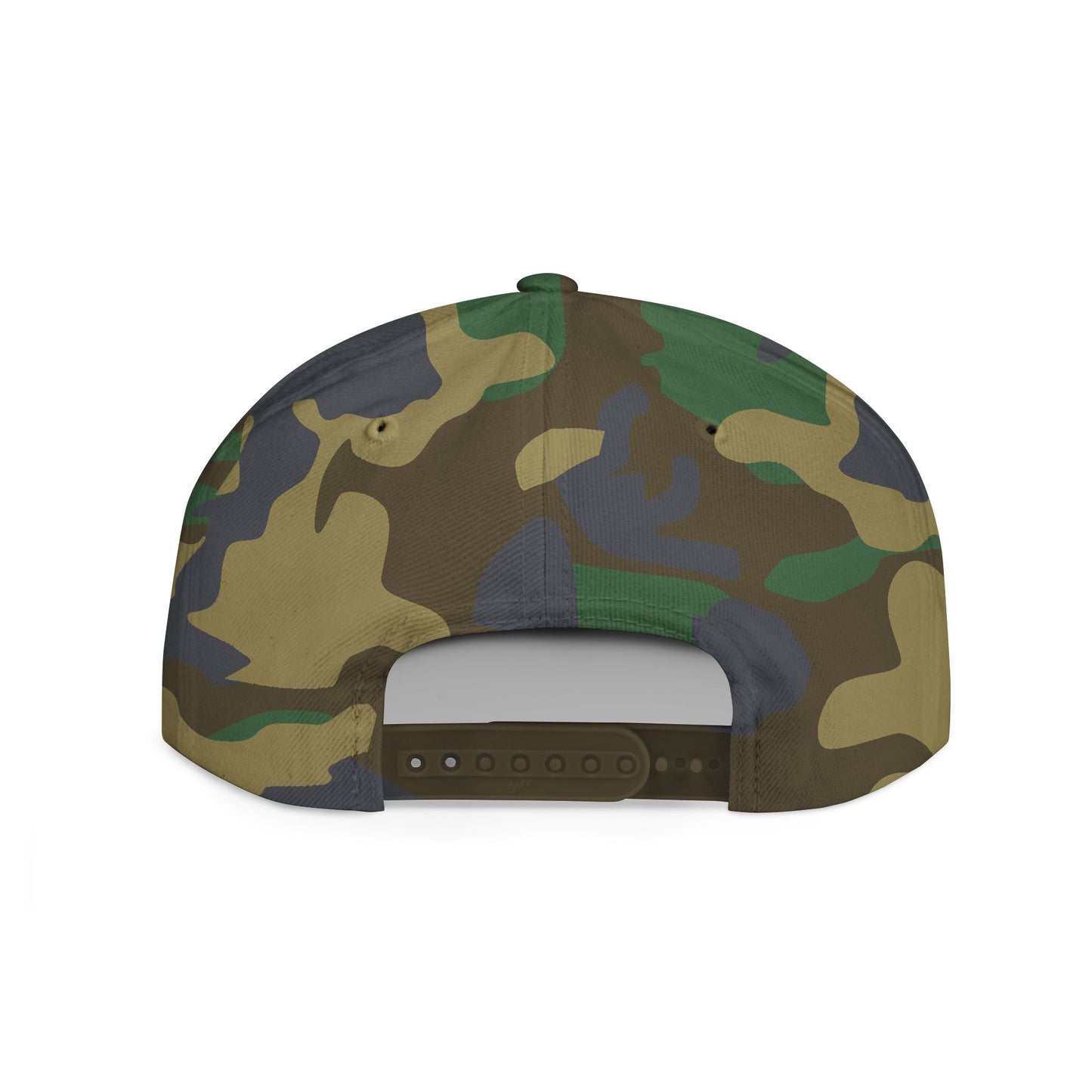 Custom Dog Silhouette Flat Bill Snapback Cap - Stylish Pet Lover Hat