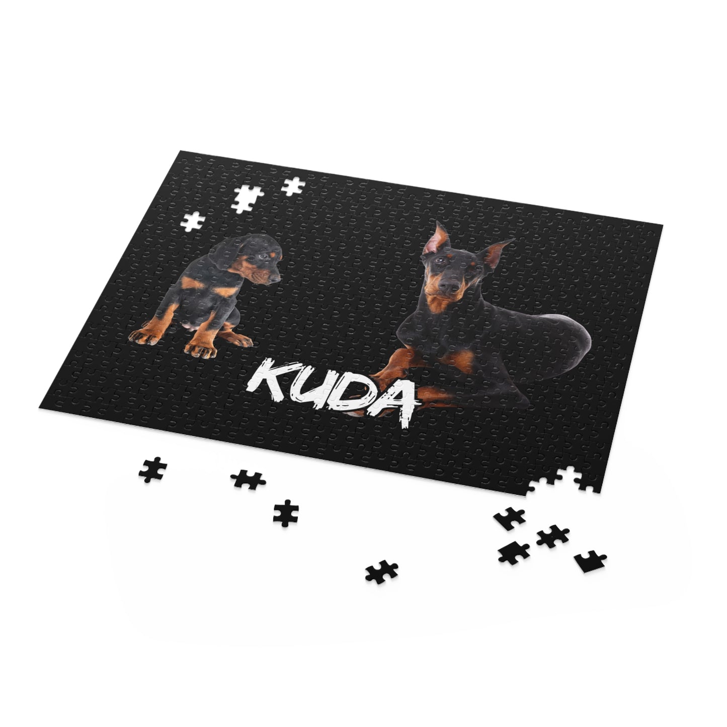 Custom image & text Limited Edition Doberman Community Jigsaw Puzzle 14