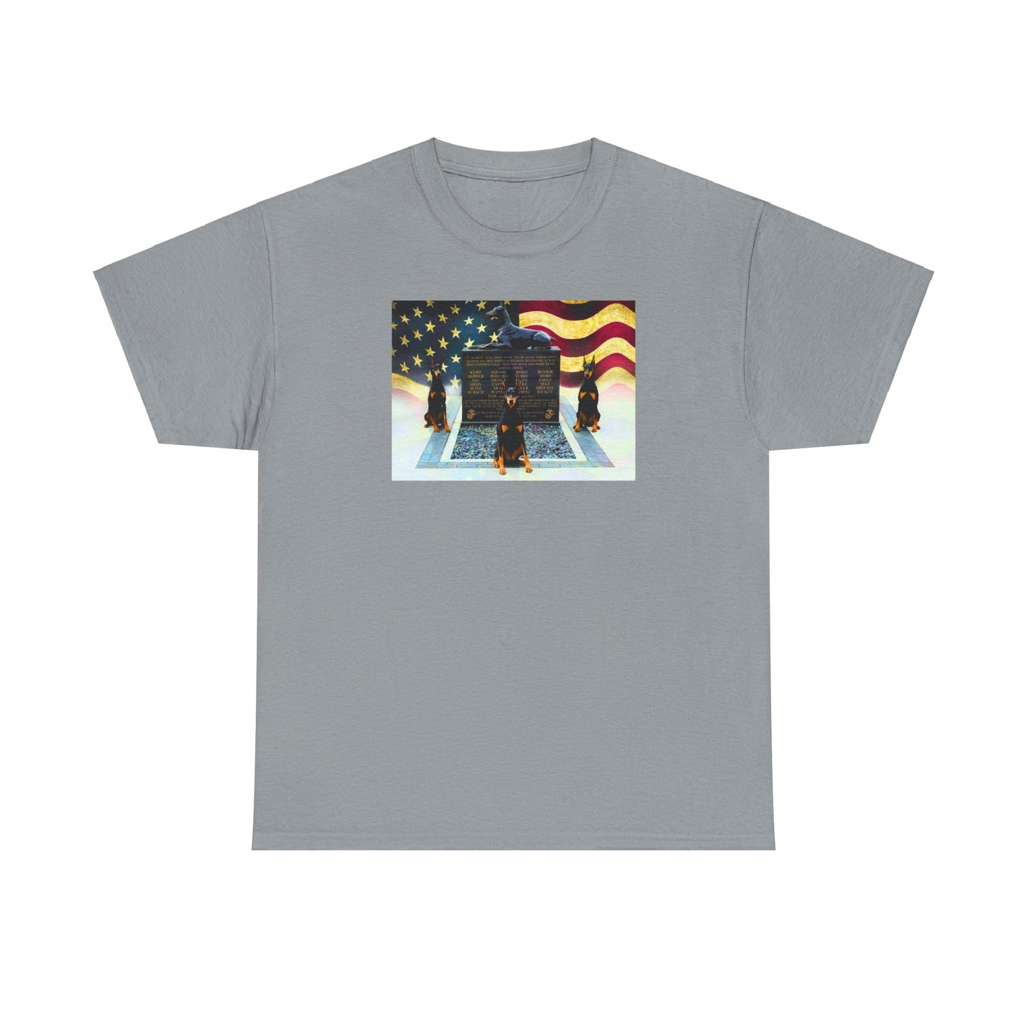 Doberman Memorial 1 2025 Unisex Heavy Cotton Tee