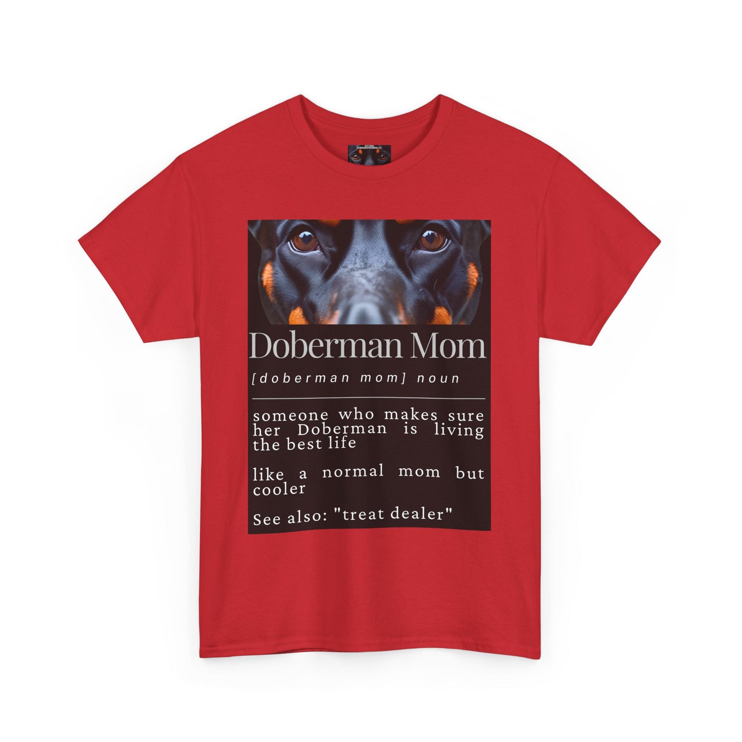 Doberman Mom S1 Private Lable Unisex Heavy Cotton Tee