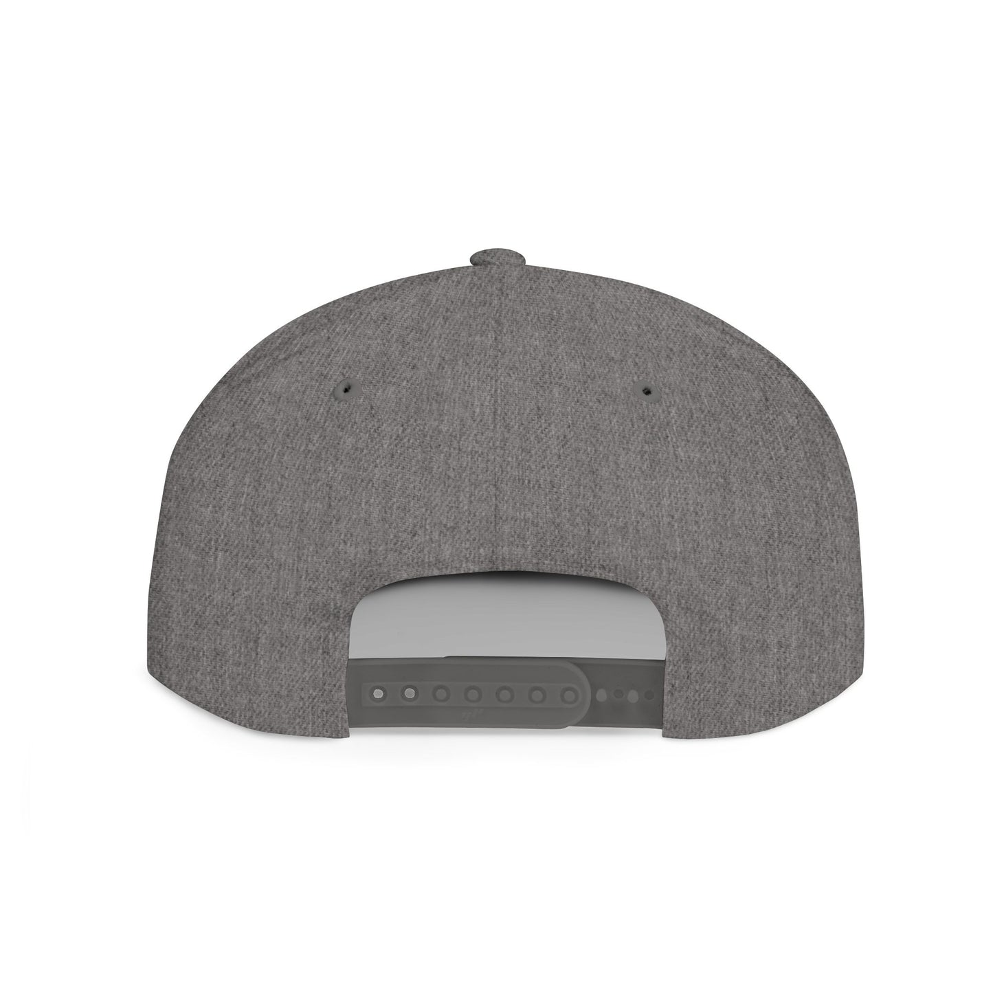 Custom Dog Silhouette Flat Bill Snapback Cap - Stylish Pet Lover Hat
