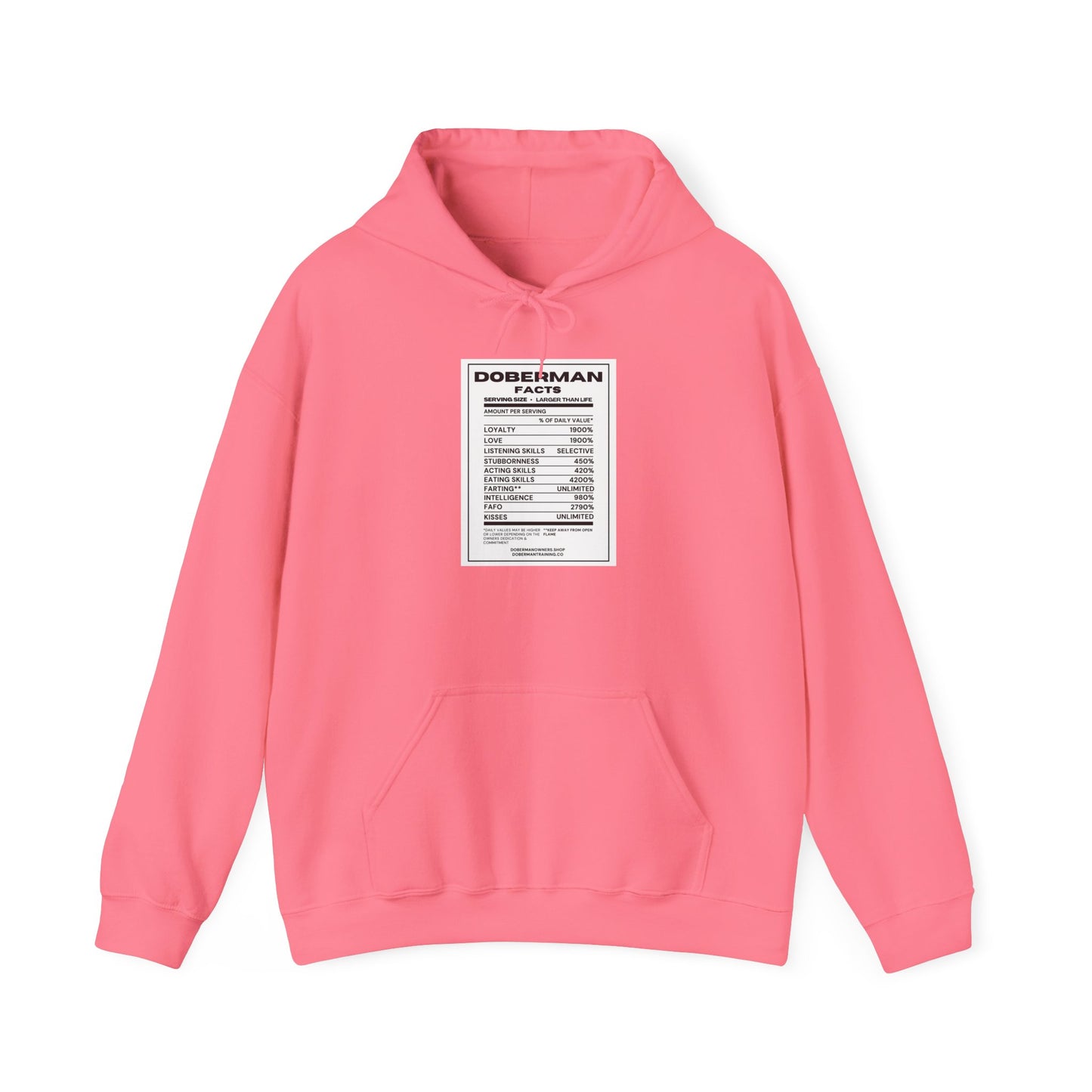 Doberman Facts 1 Unisex Heavy Blend™ Hooded Sweatshirt