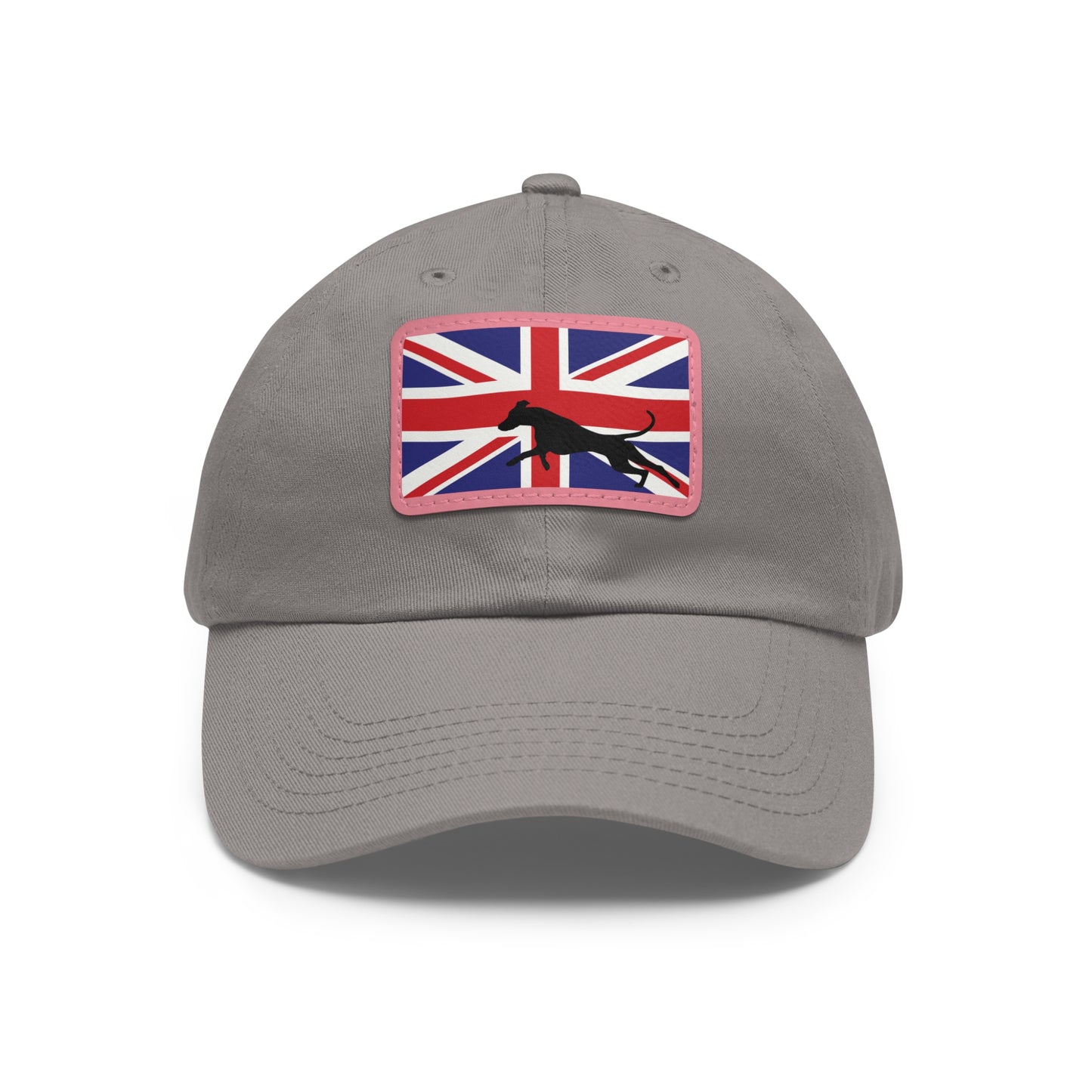 Doberman UK Protect 2 Dad Hat with Leather Patch (Rectangle)
