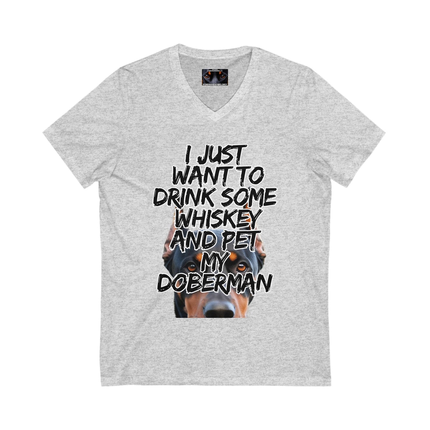 Just 1 Unisex Jersey Short Sleeve V-Neck Tee