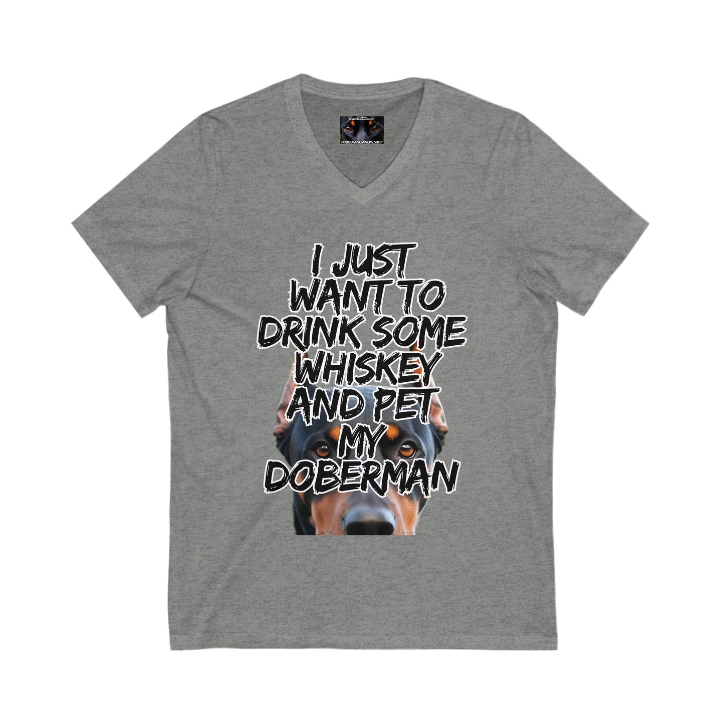 Just 1 Unisex Jersey Short Sleeve V-Neck Tee