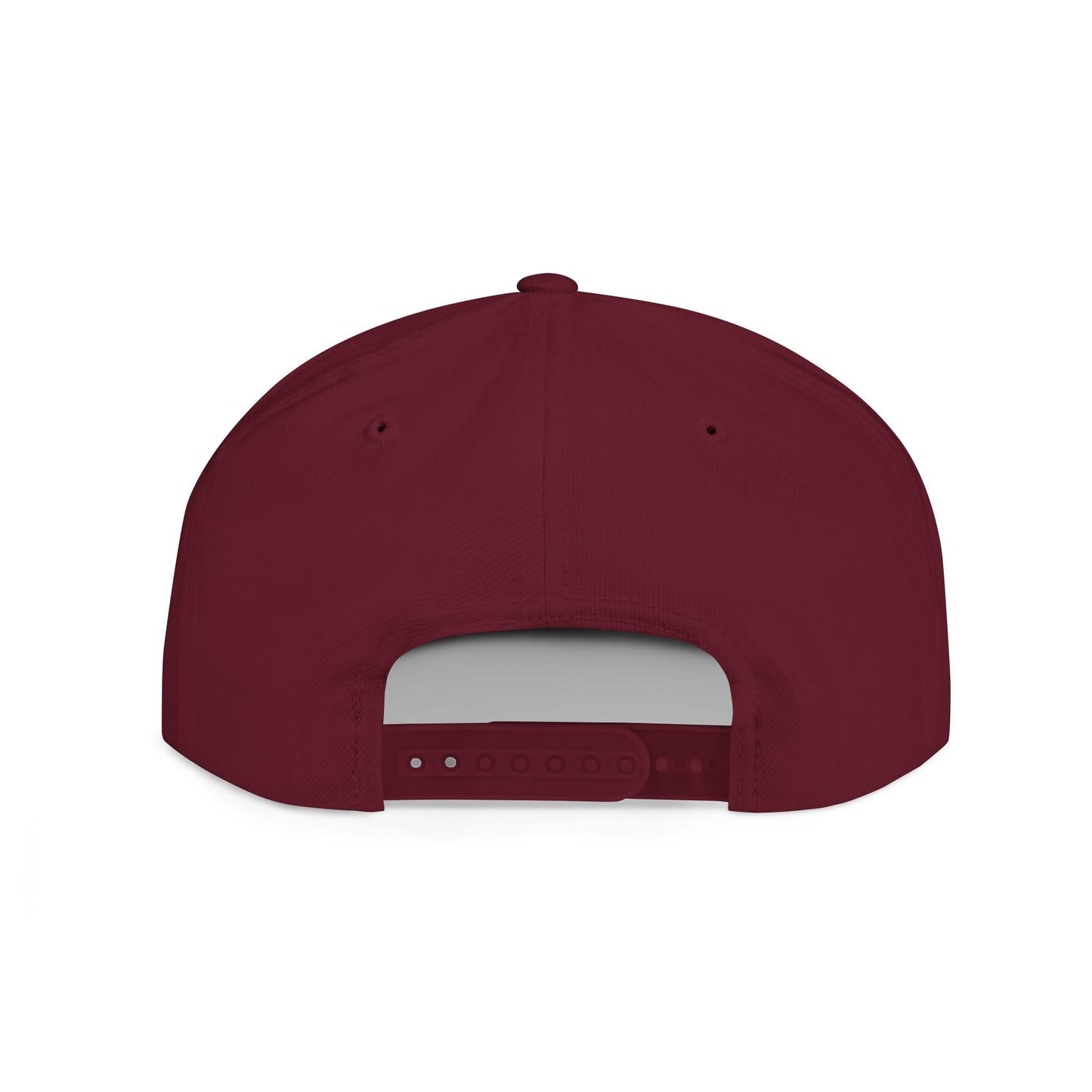 Custom Dog Silhouette Flat Bill Snapback Cap - Stylish Pet Lover Hat