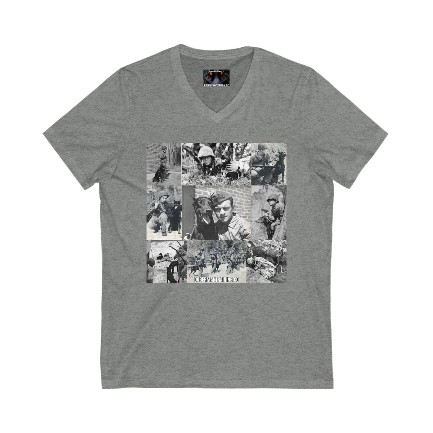 Group 2 Private Label Unisex Jersey Short Sleeve V-Neck Tee