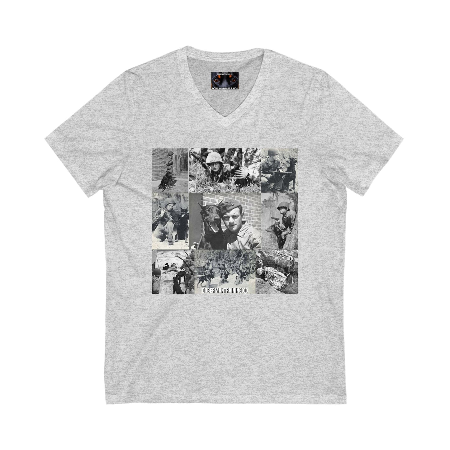 Group 2 Private Label Unisex Jersey Short Sleeve V-Neck Tee
