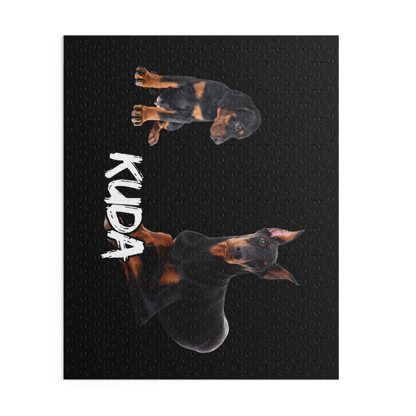 Custom image & text Limited Edition Doberman Community Jigsaw Puzzle 14