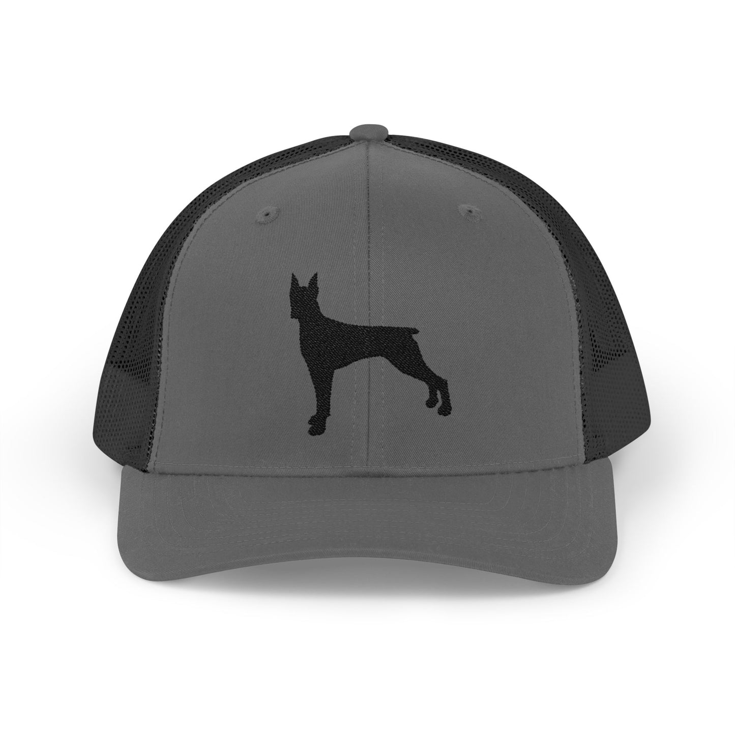 Doberman 1 Silhouette Snapback Trucker Cap
