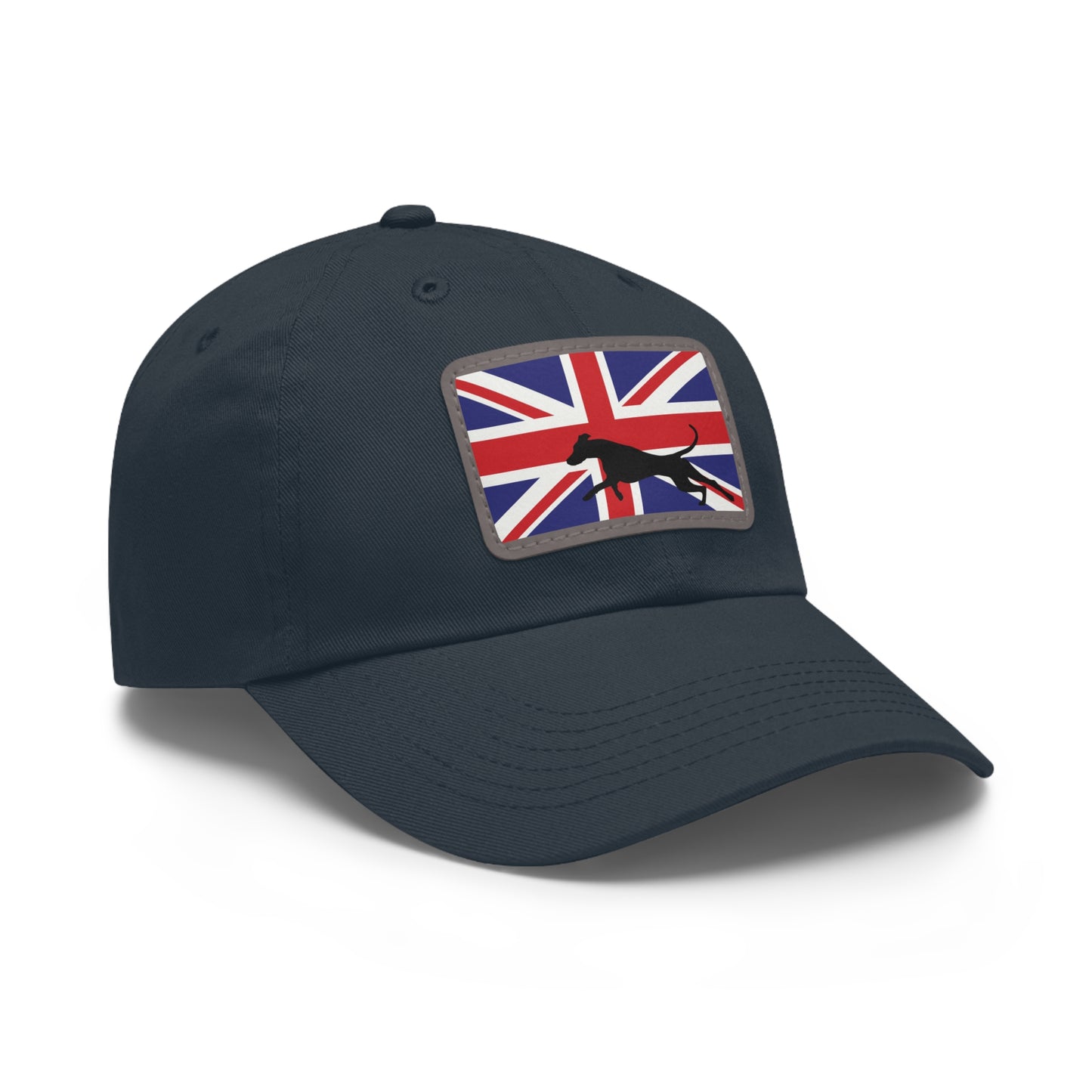 Doberman UK Protect 2 Dad Hat with Leather Patch (Rectangle)