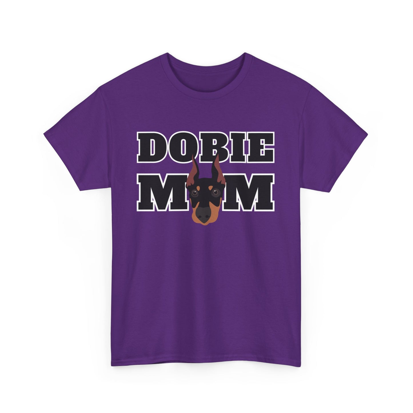 Dobie Mom 01 2025 Unisex Heavy Cotton Tee