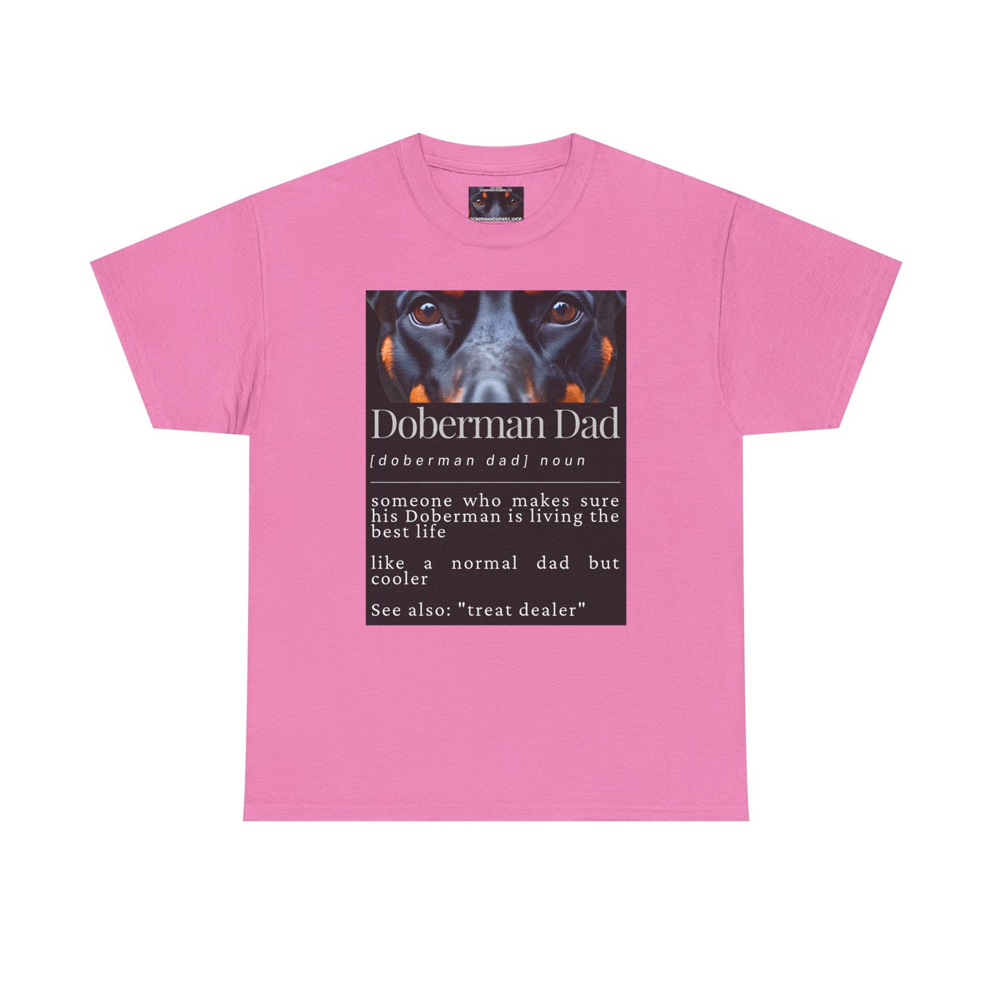Doberman Dad S1 Private Lable Unisex Heavy Cotton Tee