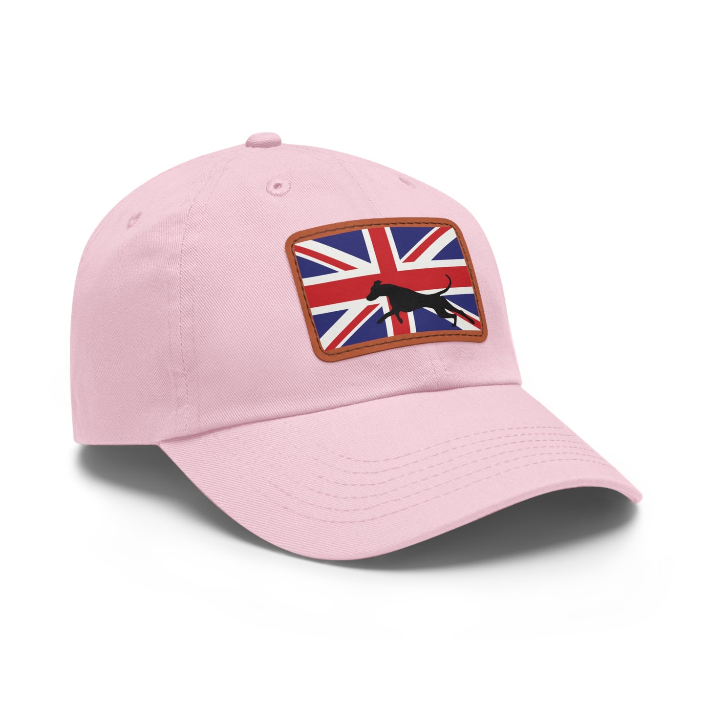 Doberman UK Protect 2 Dad Hat with Leather Patch (Rectangle)